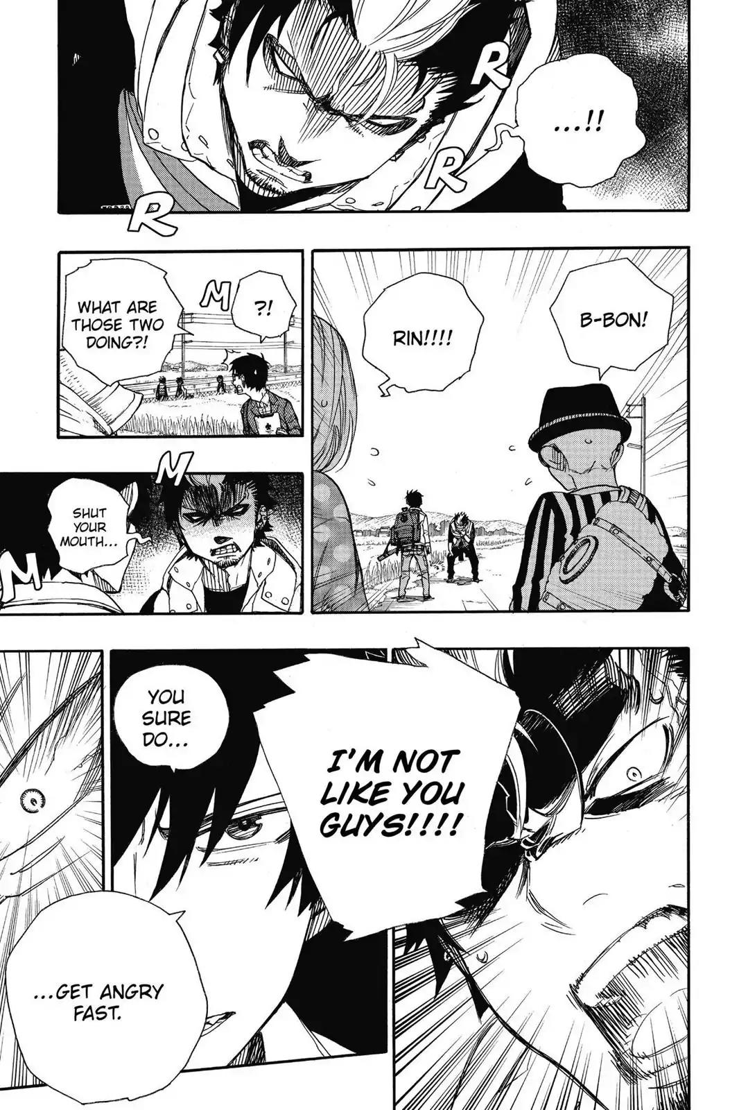 Ao no Exorcist Chapter 50 page 21 - Chapter 50: The Most Important Thing to Me