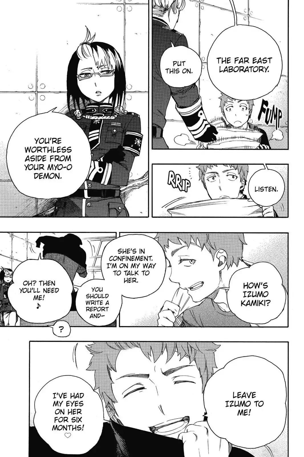 Ao no Exorcist Chapter 50 page 3 - Chapter 50: The Most Important Thing to Me
