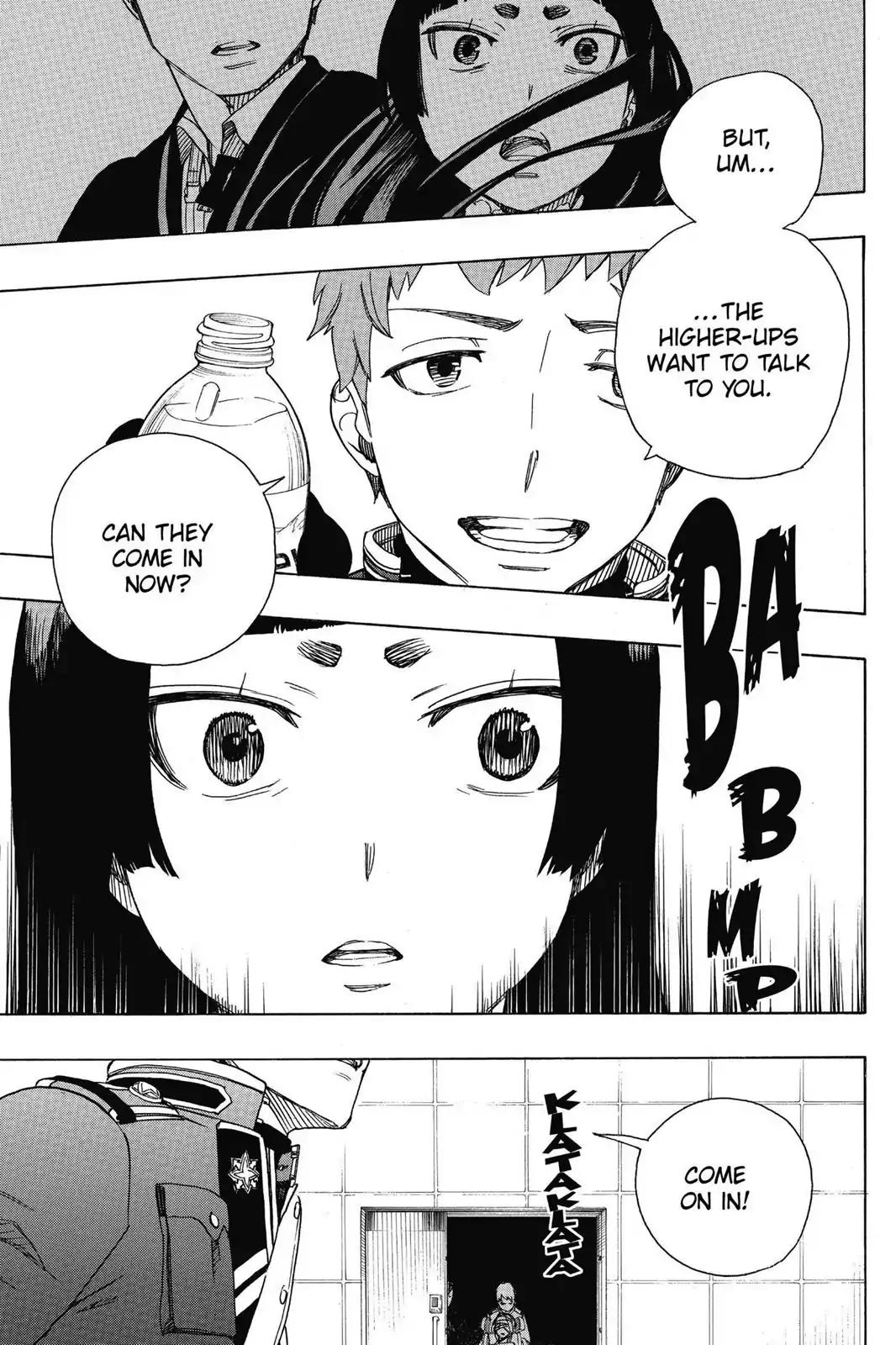 Ao no Exorcist Chapter 50 page 33 - Chapter 50: The Most Important Thing to Me
