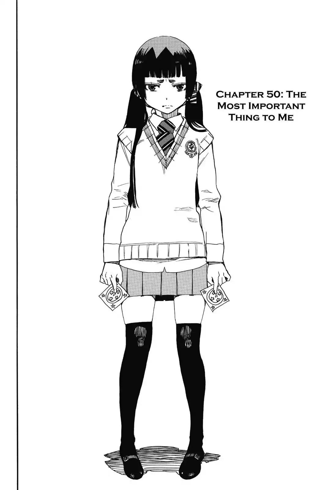 Ao no Exorcist Chapter 50 page 4 - Chapter 50: The Most Important Thing to Me