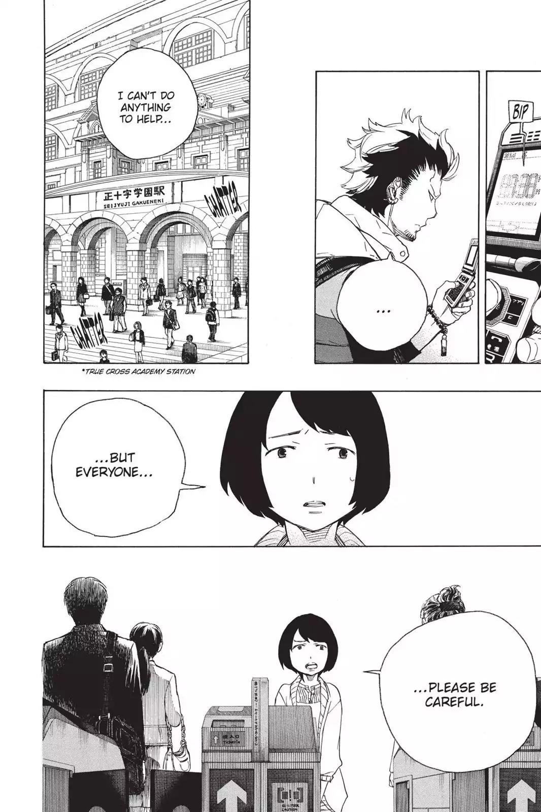 Ao no Exorcist Chapter 50 page 6 - Chapter 50: The Most Important Thing to Me