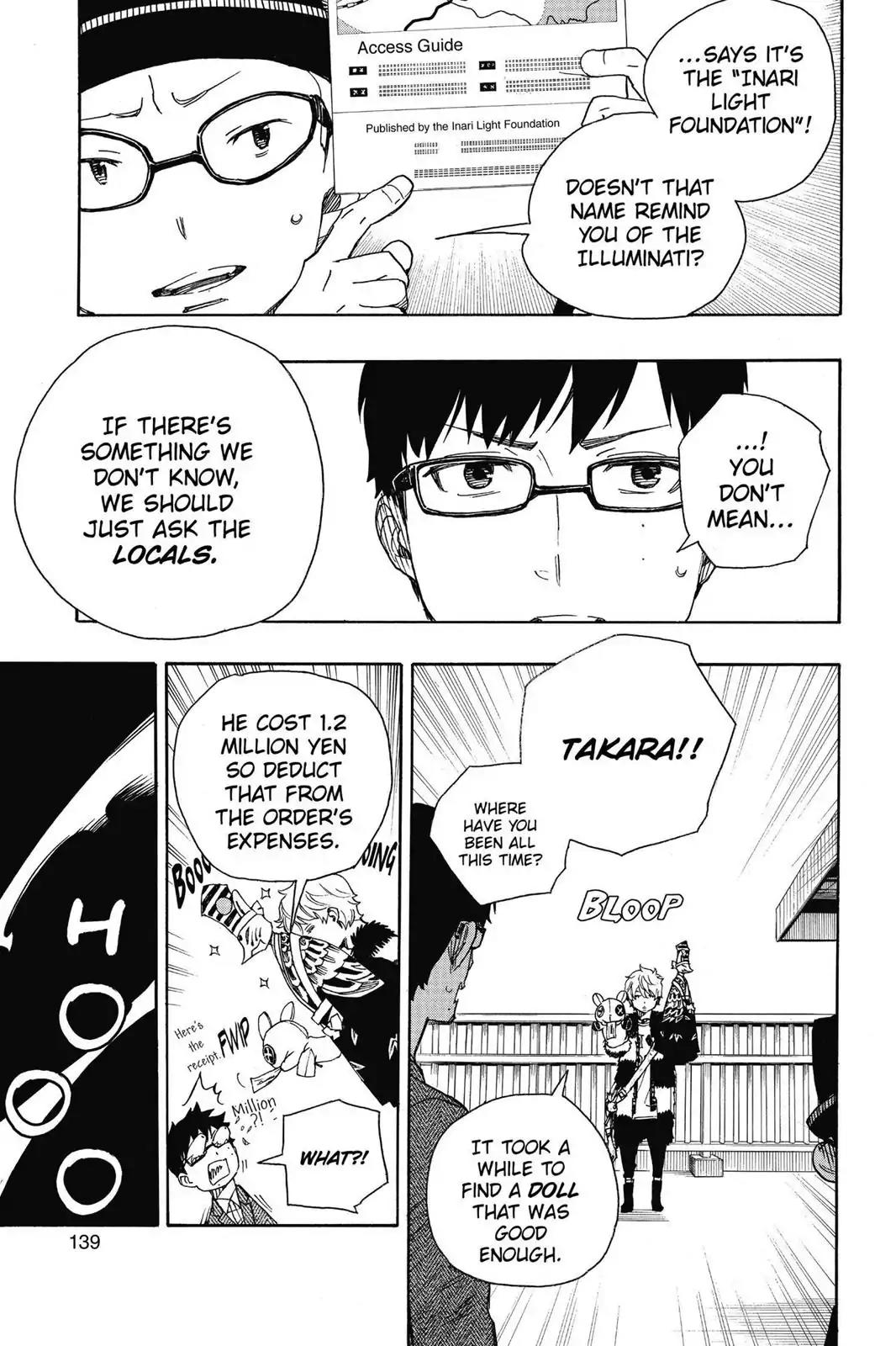 Ao no Exorcist Chapter 51 page 22 - Chapter 51: A Fool Is the One Who Is Tricked