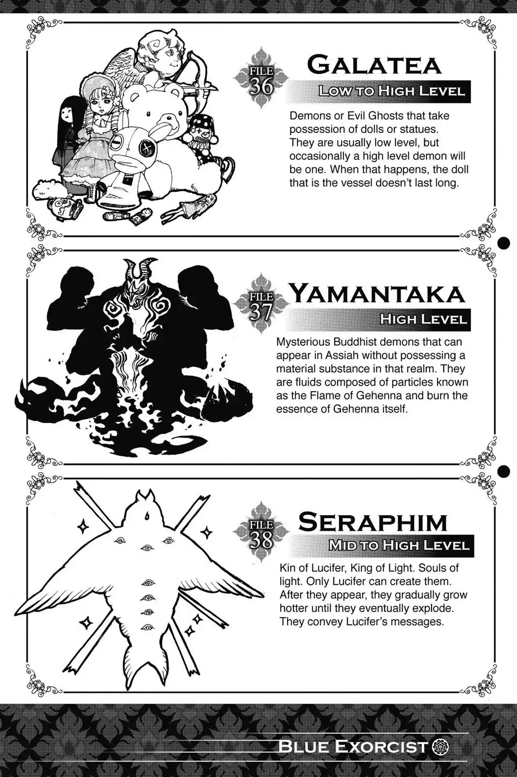 Ao no Exorcist Chapter 52.5 page 4 - Vol.12 Chapter Bonus: An Illustrated Guide to Demons (1)
