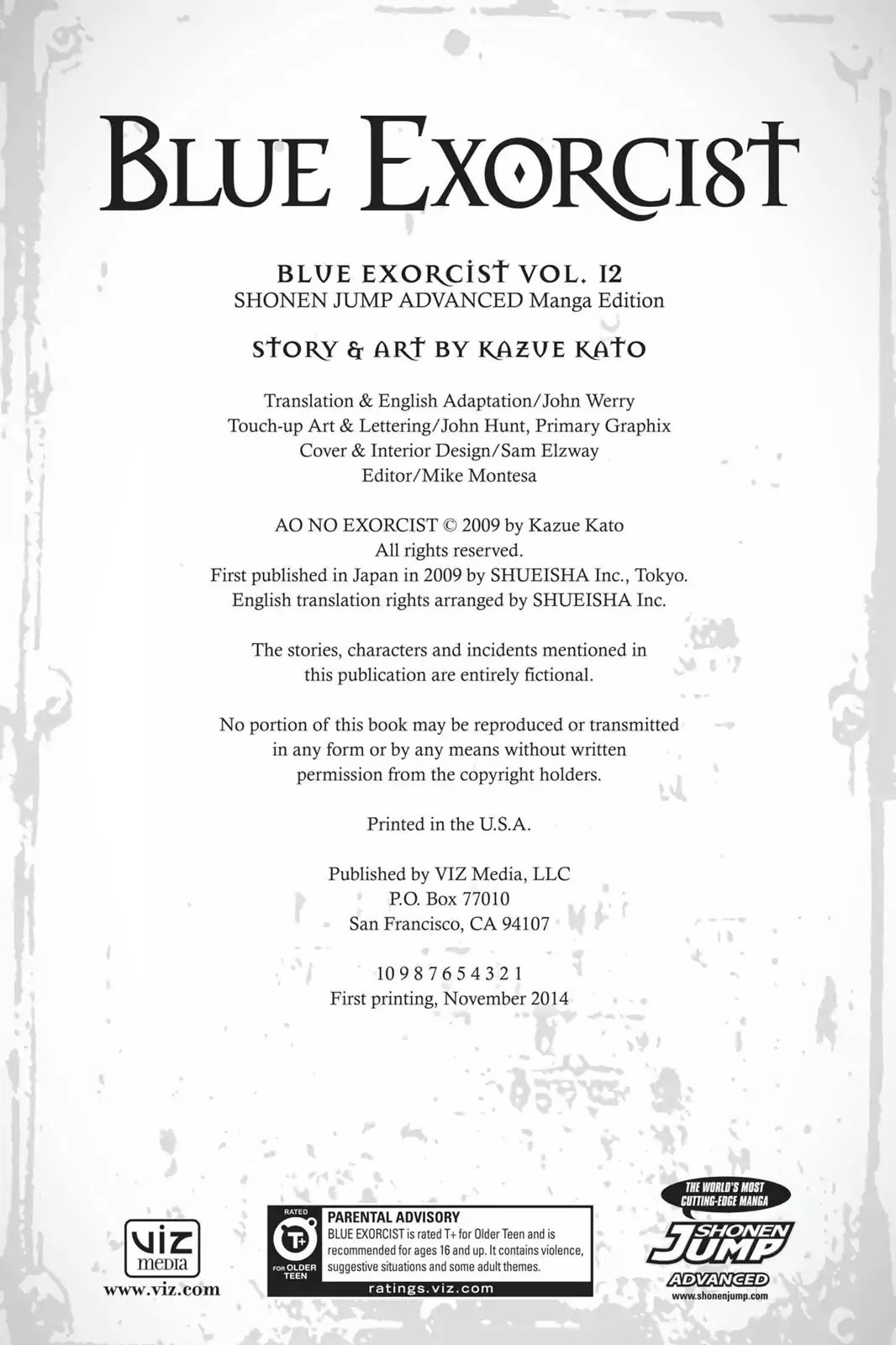 Ao no Exorcist Chapter 52.5 page 9 - Vol.12 Chapter Bonus: An Illustrated Guide to Demons (1)