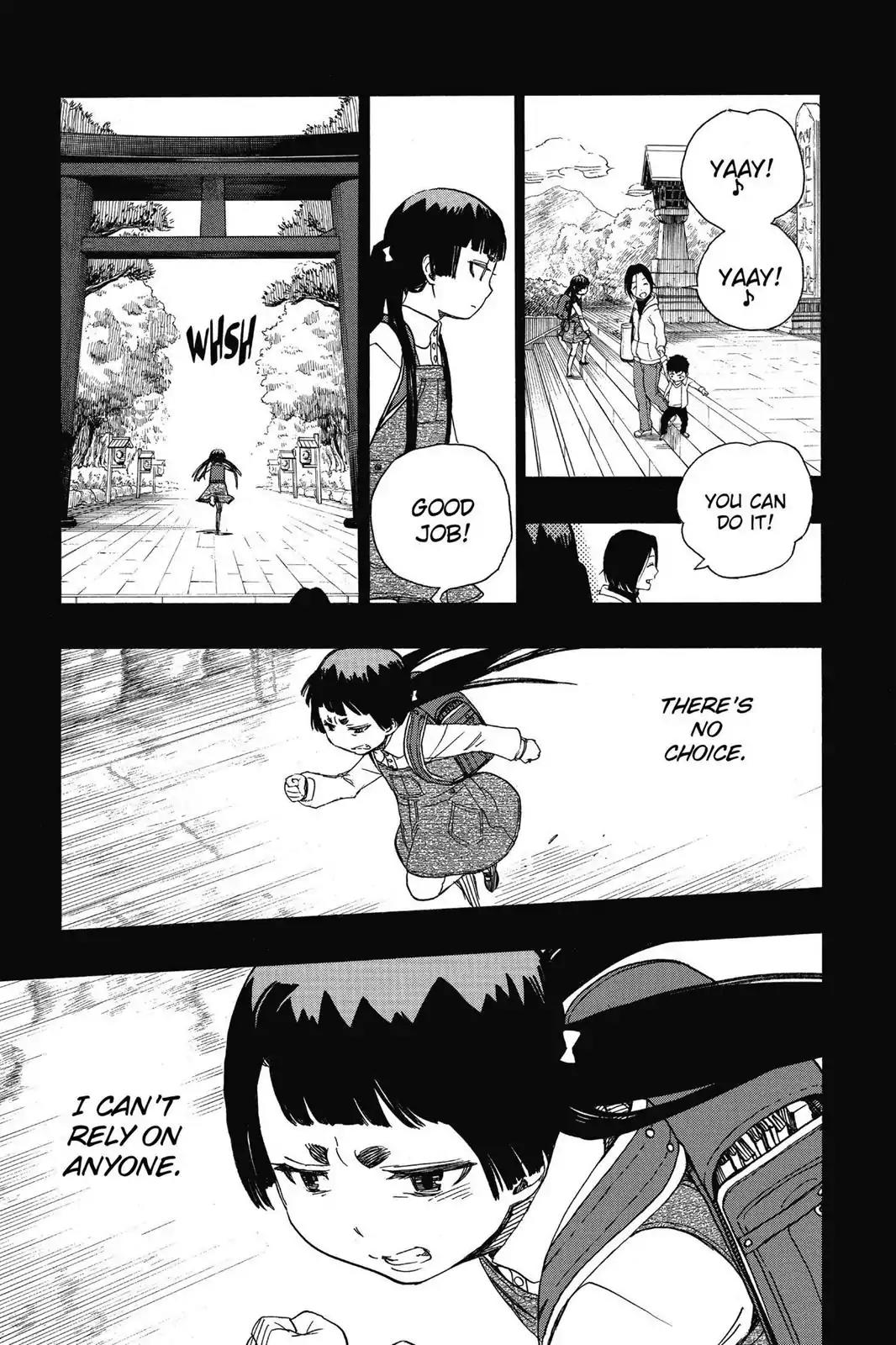 Ao no Exorcist Chapter 52 page 15 - Chapter 52: I Can't Rely on Anyone