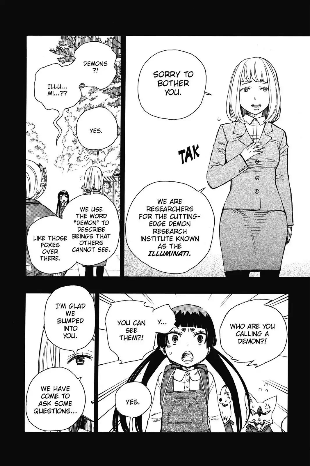 Ao no Exorcist Chapter 52 page 18 - Chapter 52: I Can't Rely on Anyone