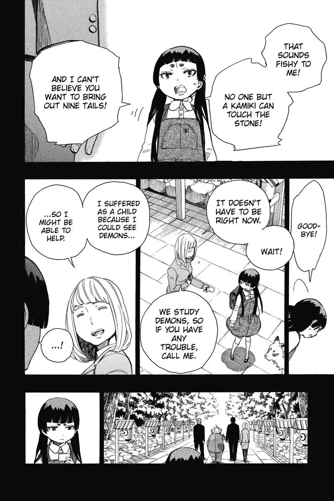 Ao no Exorcist Chapter 52 page 20 - Chapter 52: I Can't Rely on Anyone