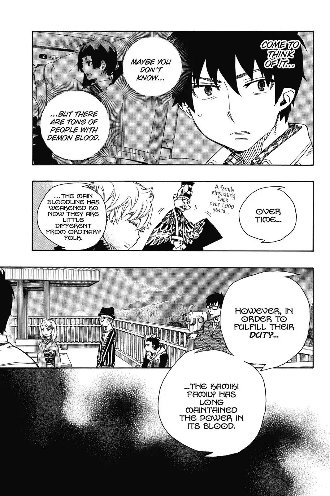 Ao no Exorcist Chapter 52 page 3 - Chapter 52: I Can't Rely on Anyone