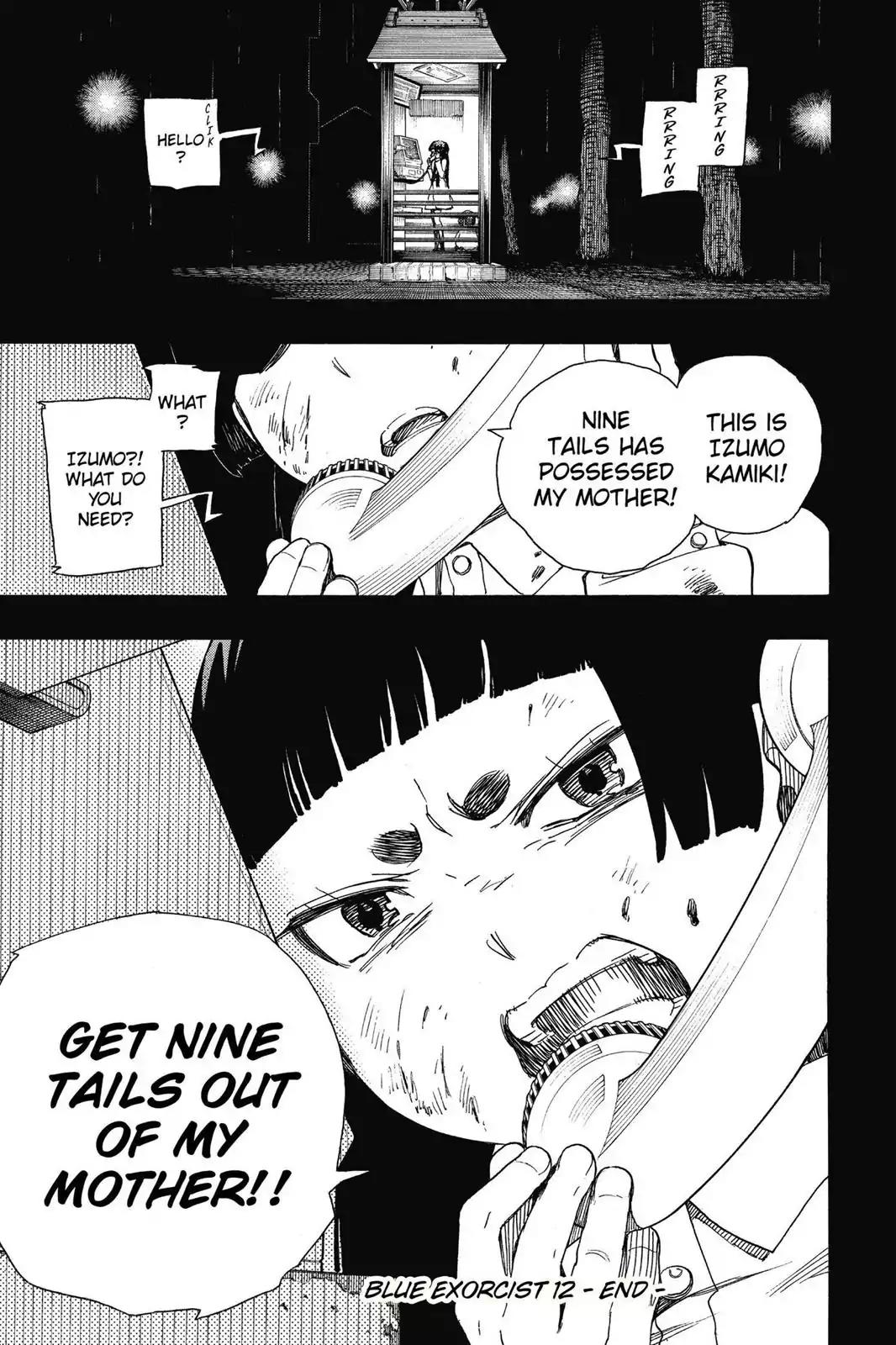 Ao no Exorcist Chapter 52 page 35 - Chapter 52: I Can't Rely on Anyone