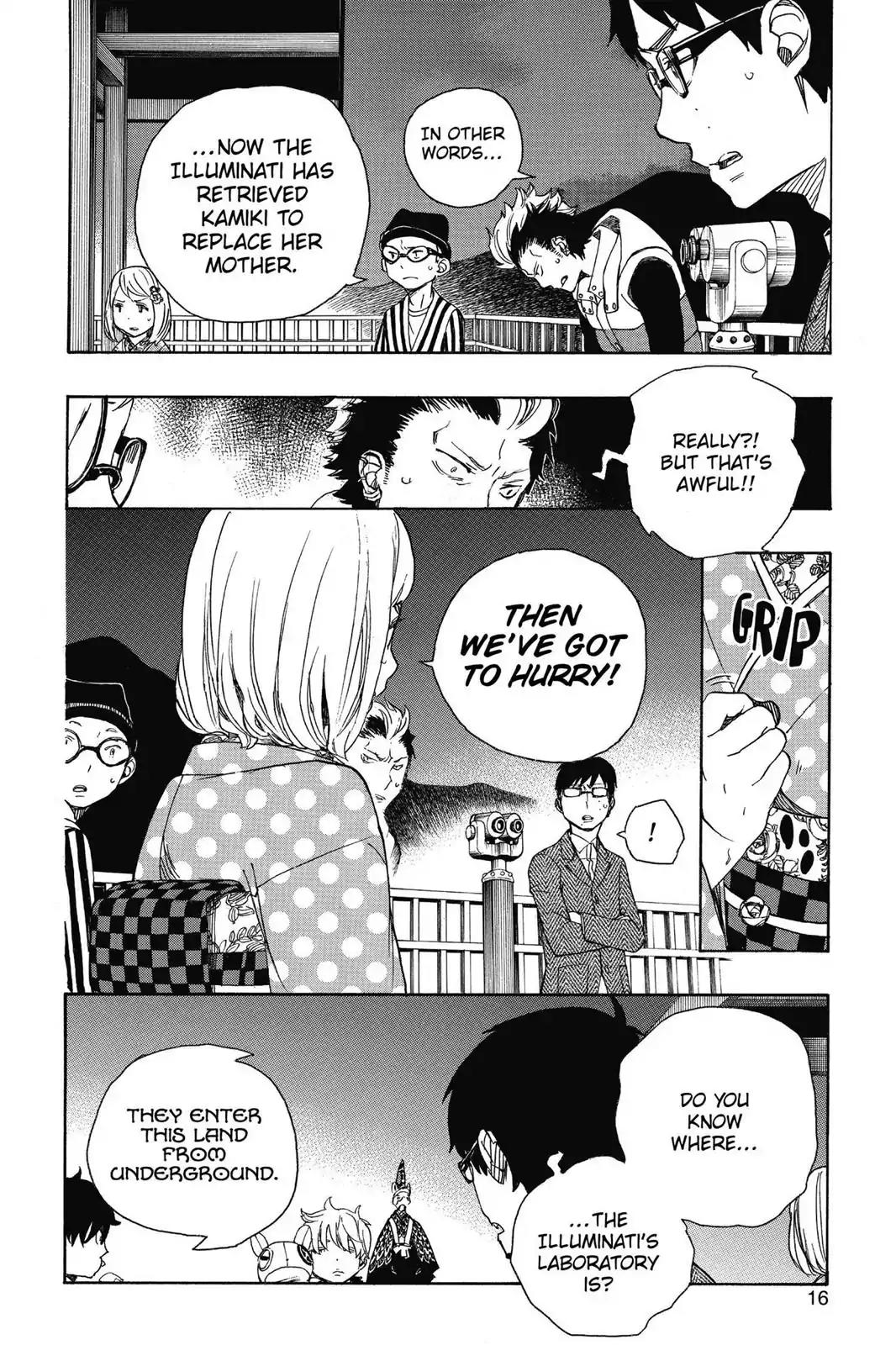 Ao no Exorcist Chapter 53 page 16 - Chapter 53: This Is the Real Me