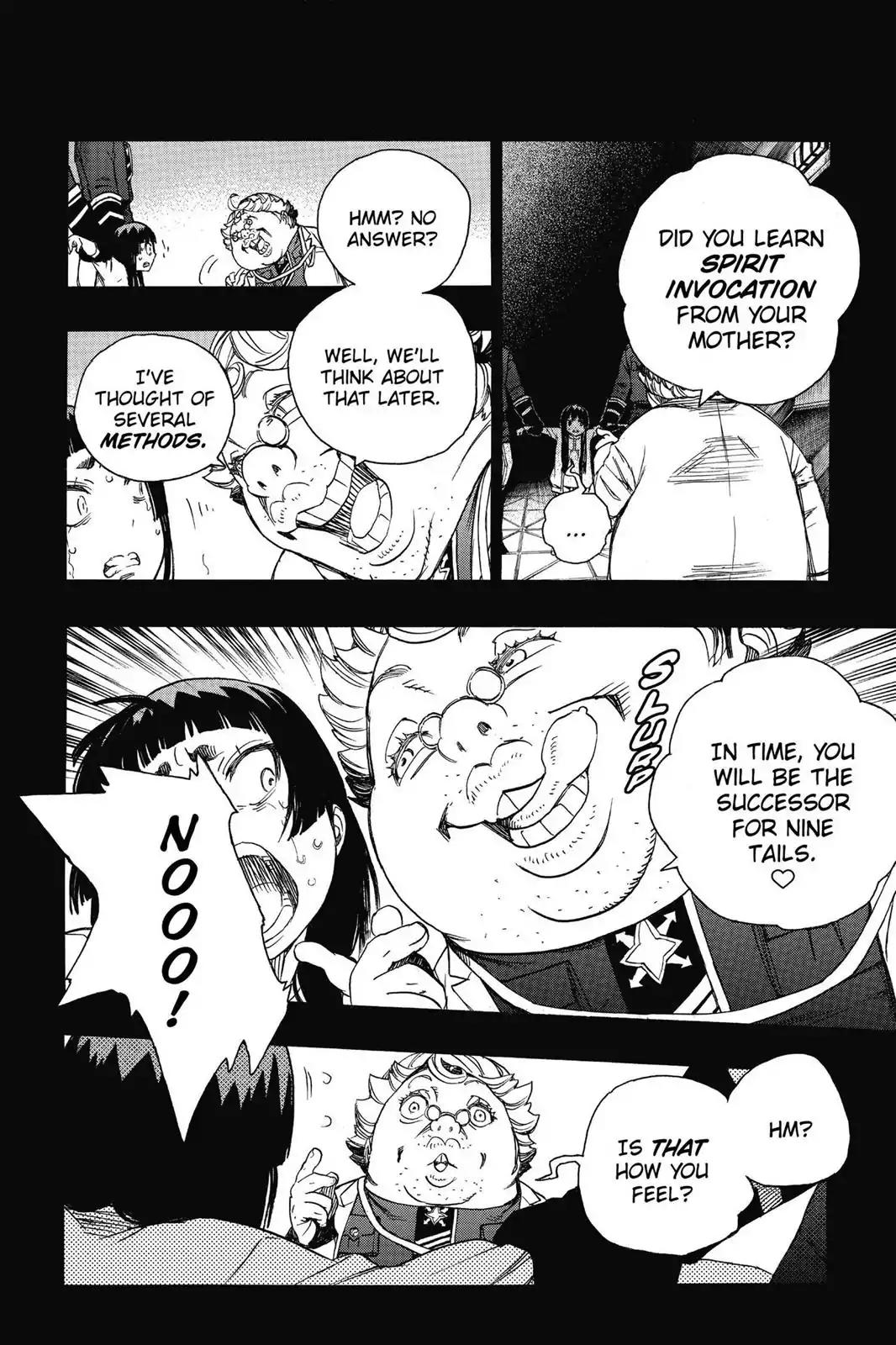 Ao no Exorcist Chapter 53 page 35 - Chapter 53: This Is the Real Me