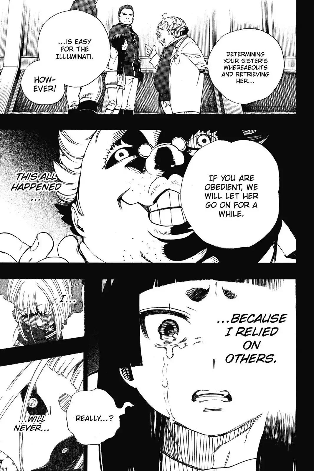 Ao no Exorcist Chapter 53 page 36 - Chapter 53: This Is the Real Me