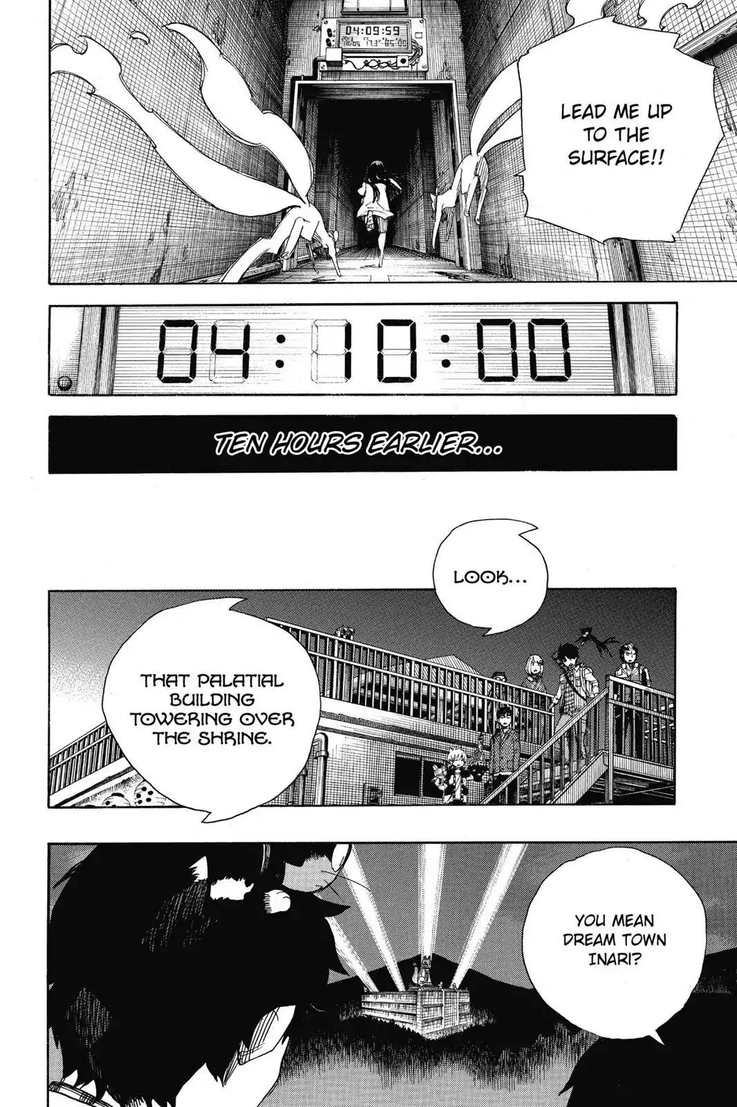 Ao no Exorcist Chapter 54 page 11 - Chapter 54: I'm Not Going Back to the Order