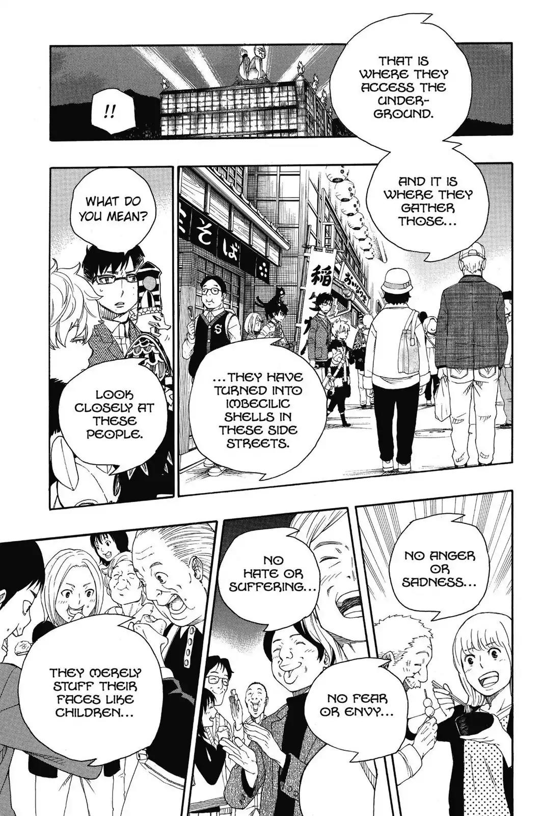 Ao no Exorcist Chapter 54 page 12 - Chapter 54: I'm Not Going Back to the Order