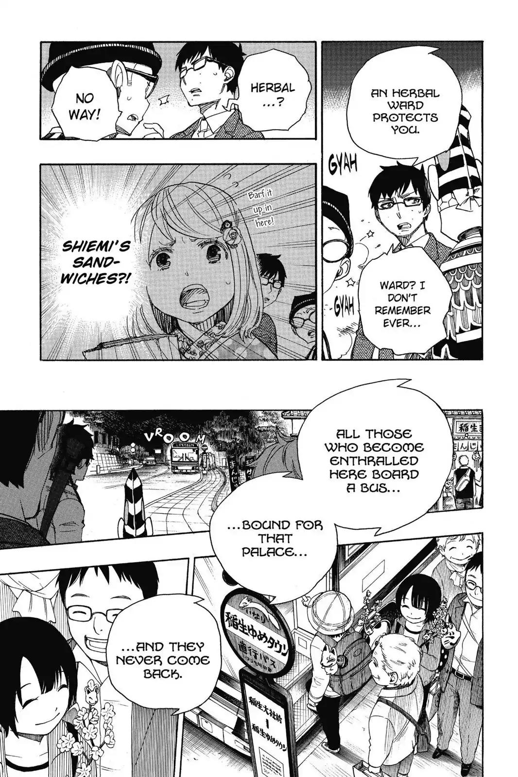 Ao no Exorcist Chapter 54 page 14 - Chapter 54: I'm Not Going Back to the Order