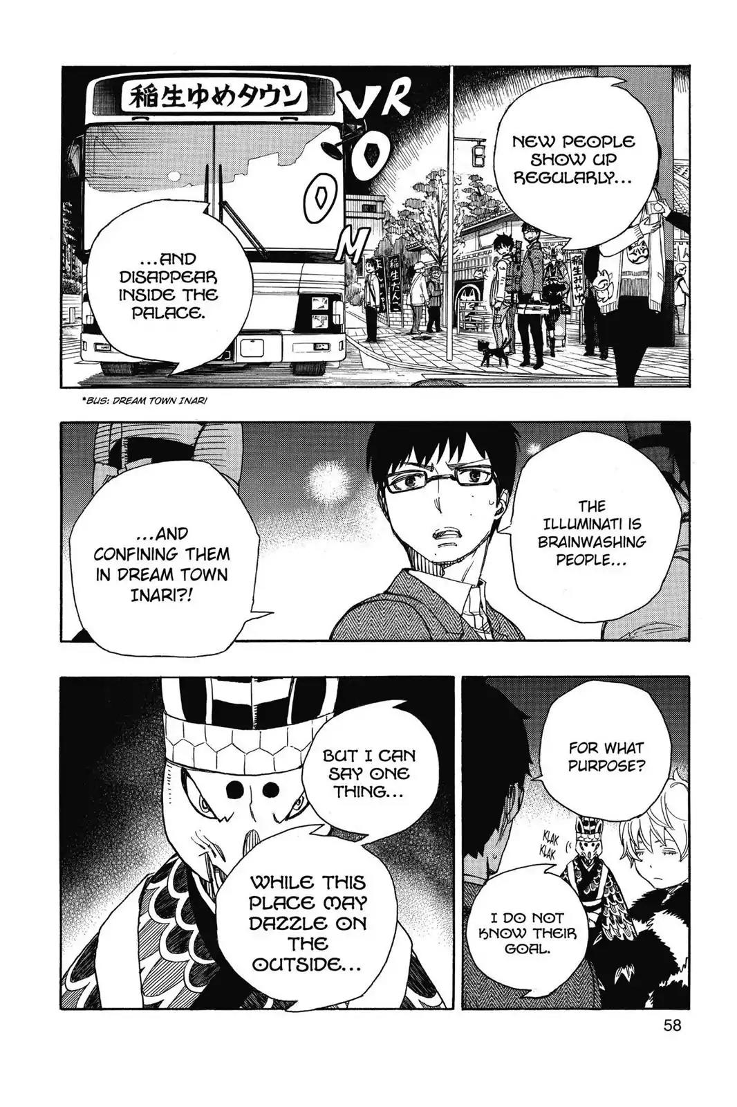 Ao no Exorcist Chapter 54 page 15 - Chapter 54: I'm Not Going Back to the Order