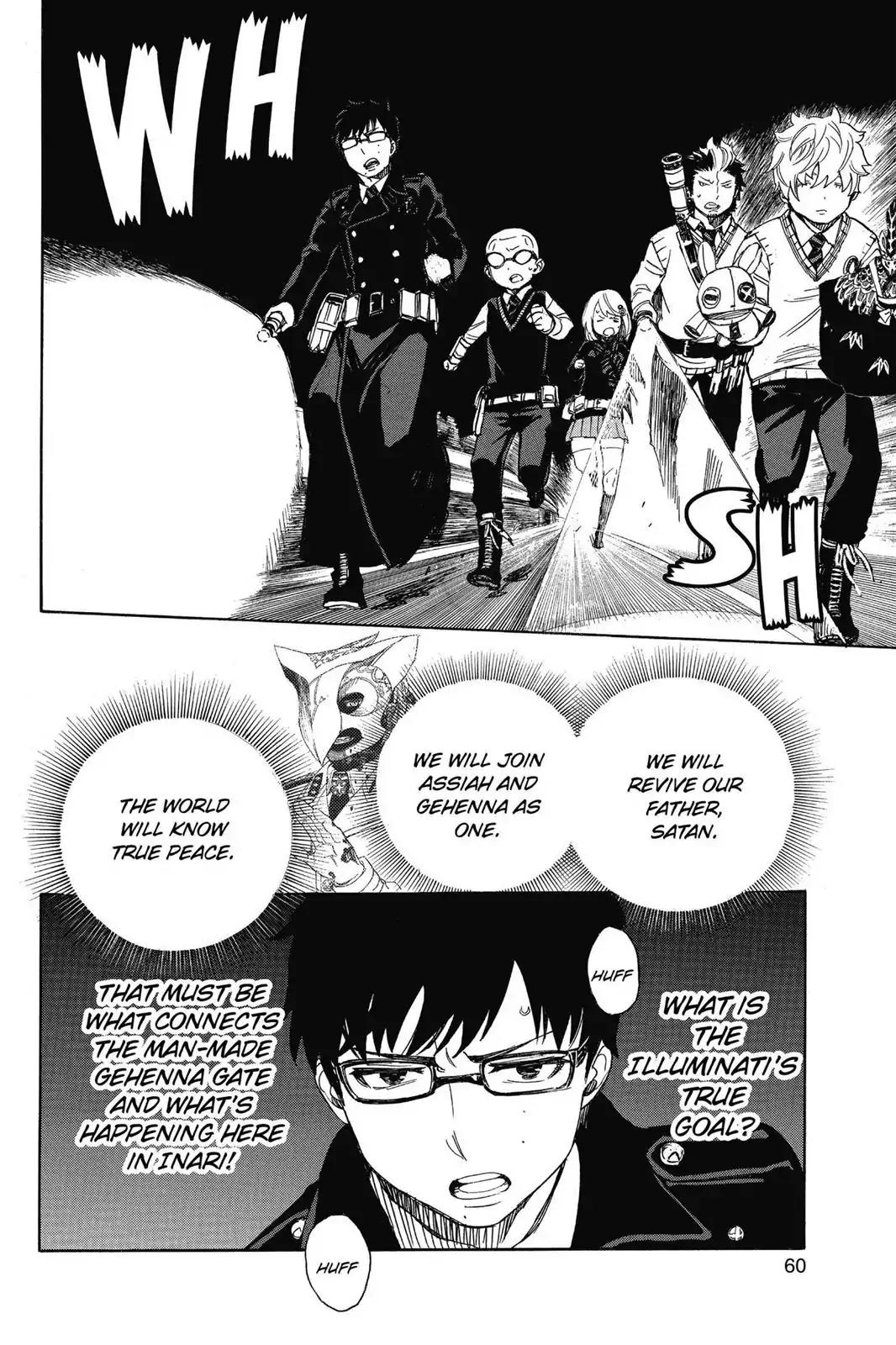 Ao no Exorcist Chapter 54 page 17 - Chapter 54: I'm Not Going Back to the Order