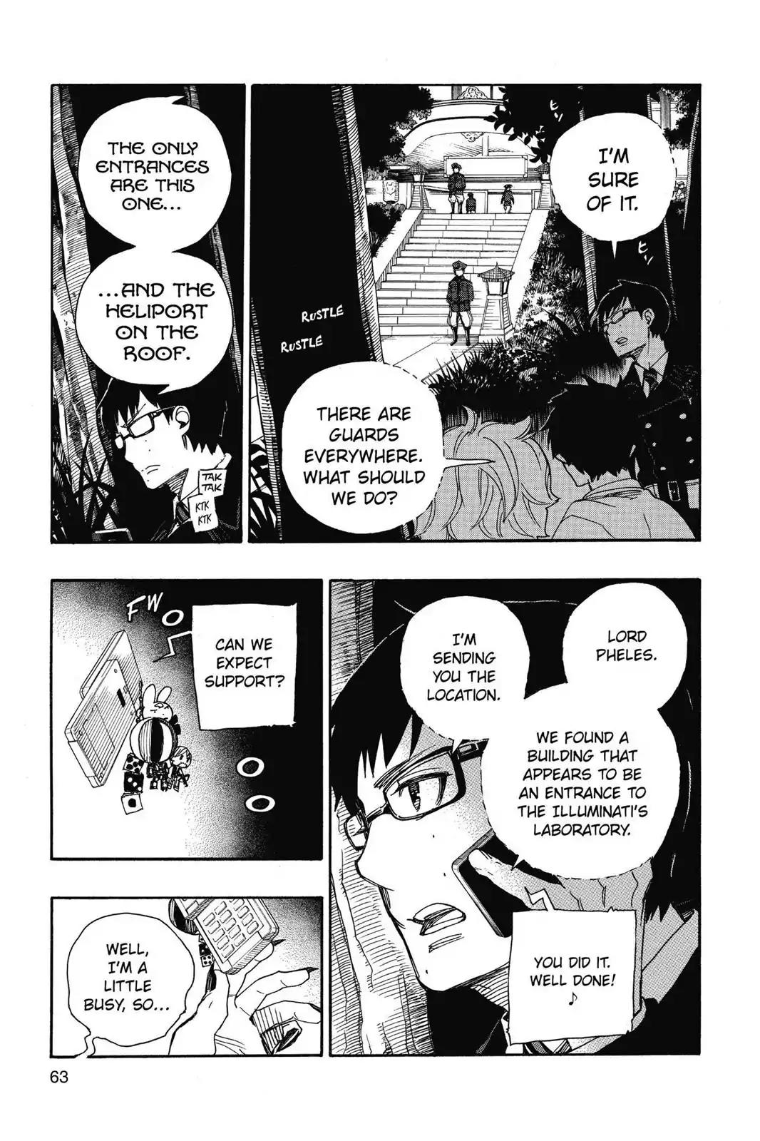 Ao no Exorcist Chapter 54 page 20 - Chapter 54: I'm Not Going Back to the Order