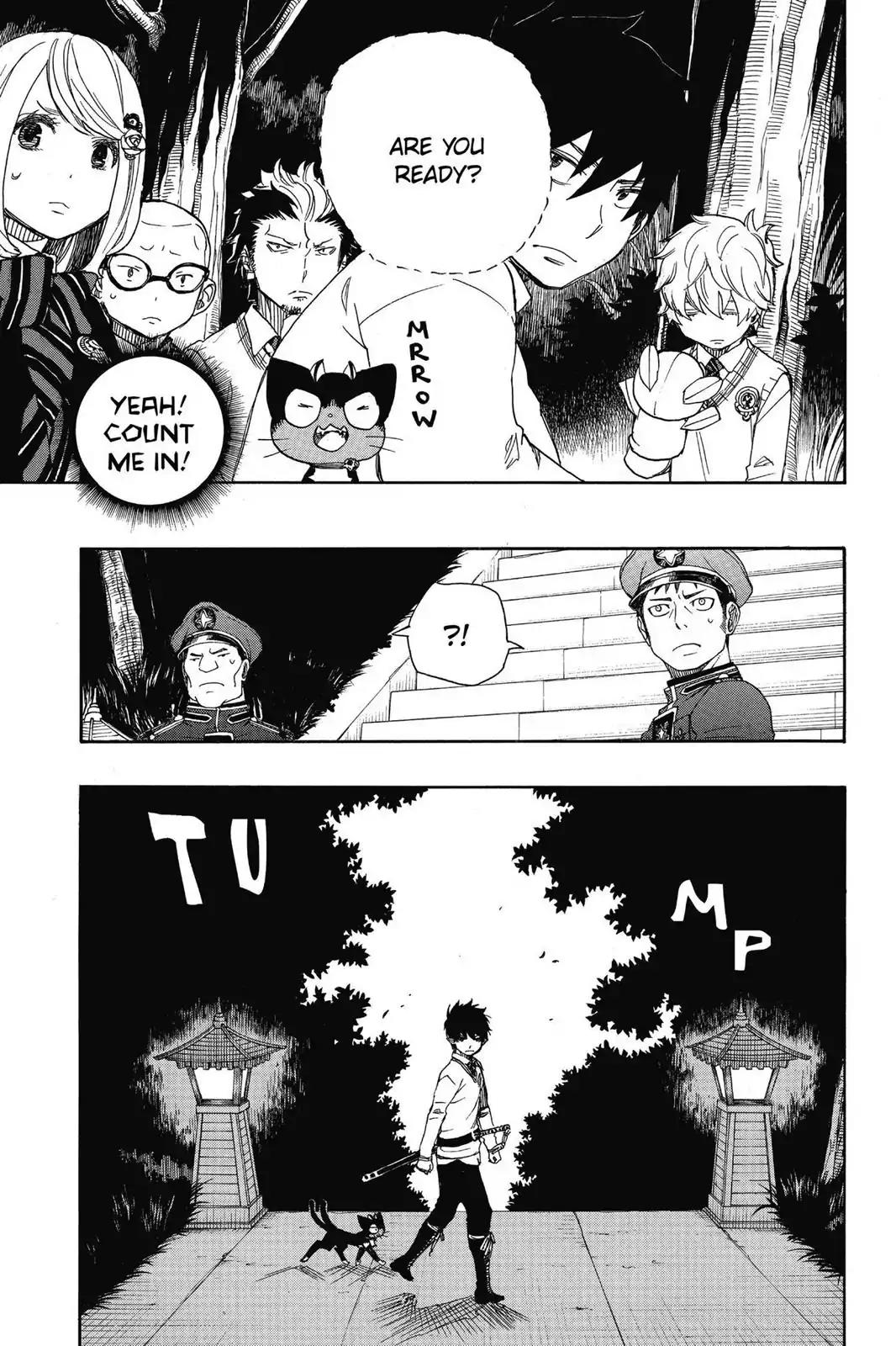 Ao no Exorcist Chapter 54 page 24 - Chapter 54: I'm Not Going Back to the Order
