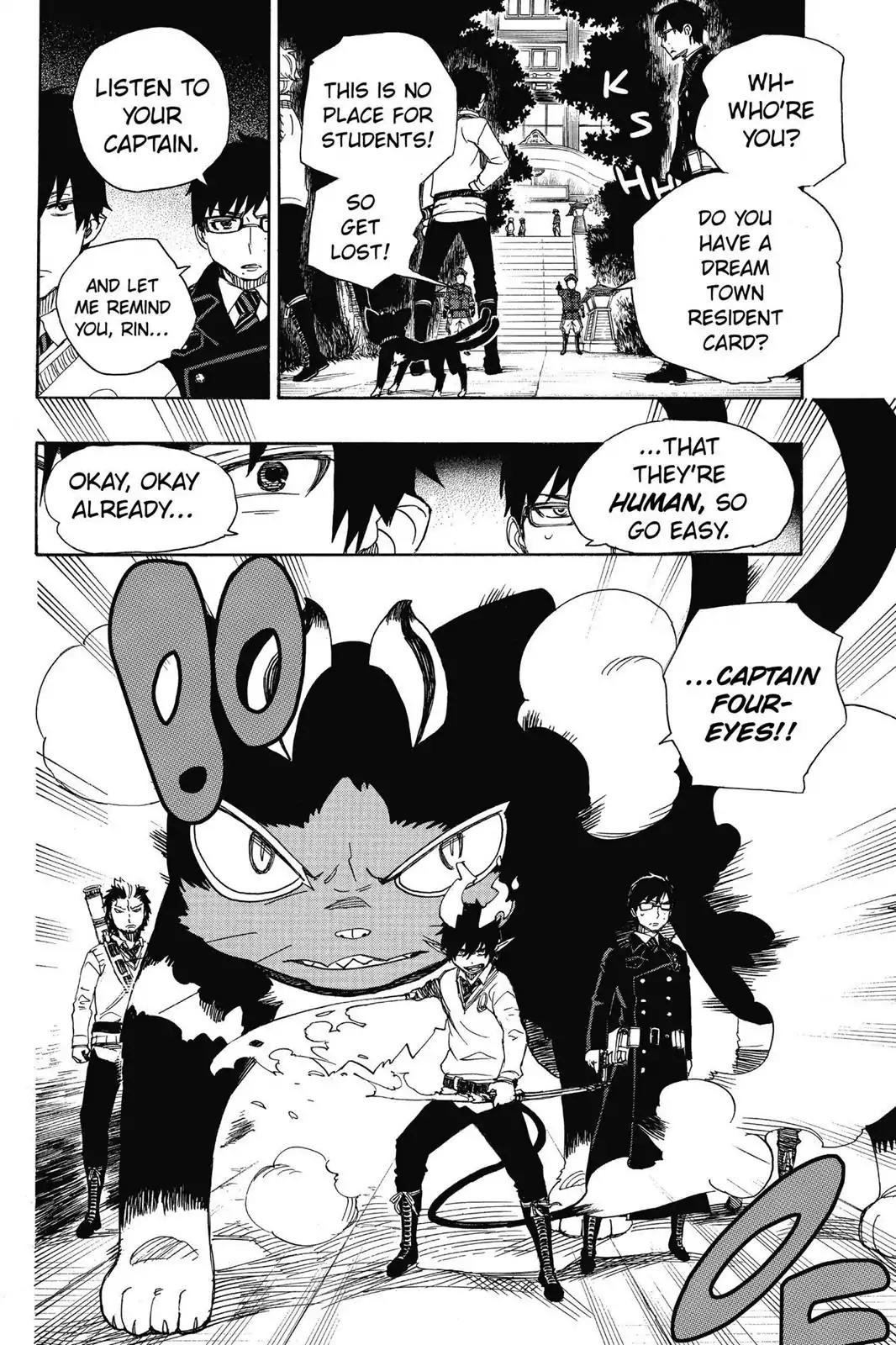 Ao no Exorcist Chapter 54 page 25 - Chapter 54: I'm Not Going Back to the Order