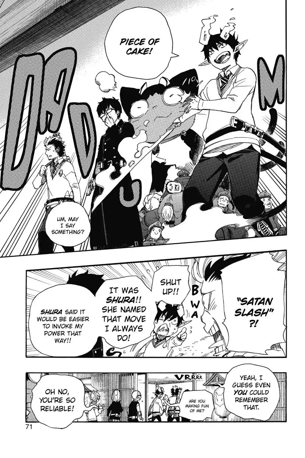 Ao no Exorcist Chapter 54 page 28 - Chapter 54: I'm Not Going Back to the Order