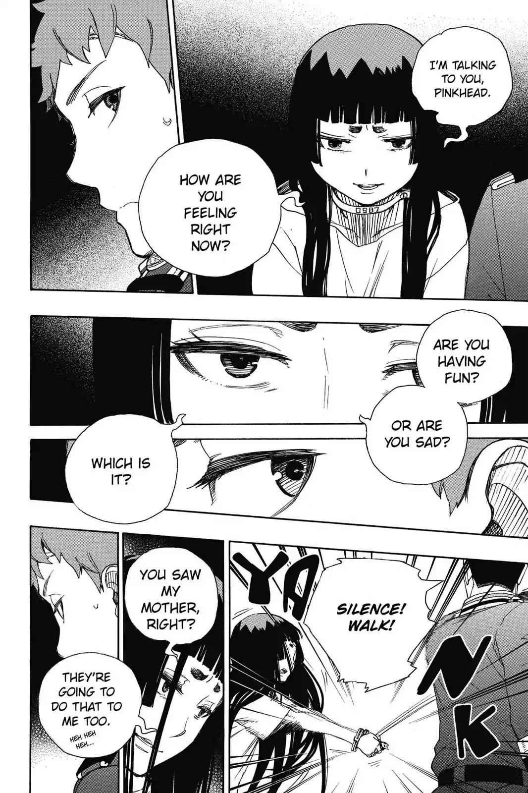 Ao no Exorcist Chapter 54 page 3 - Chapter 54: I'm Not Going Back to the Order