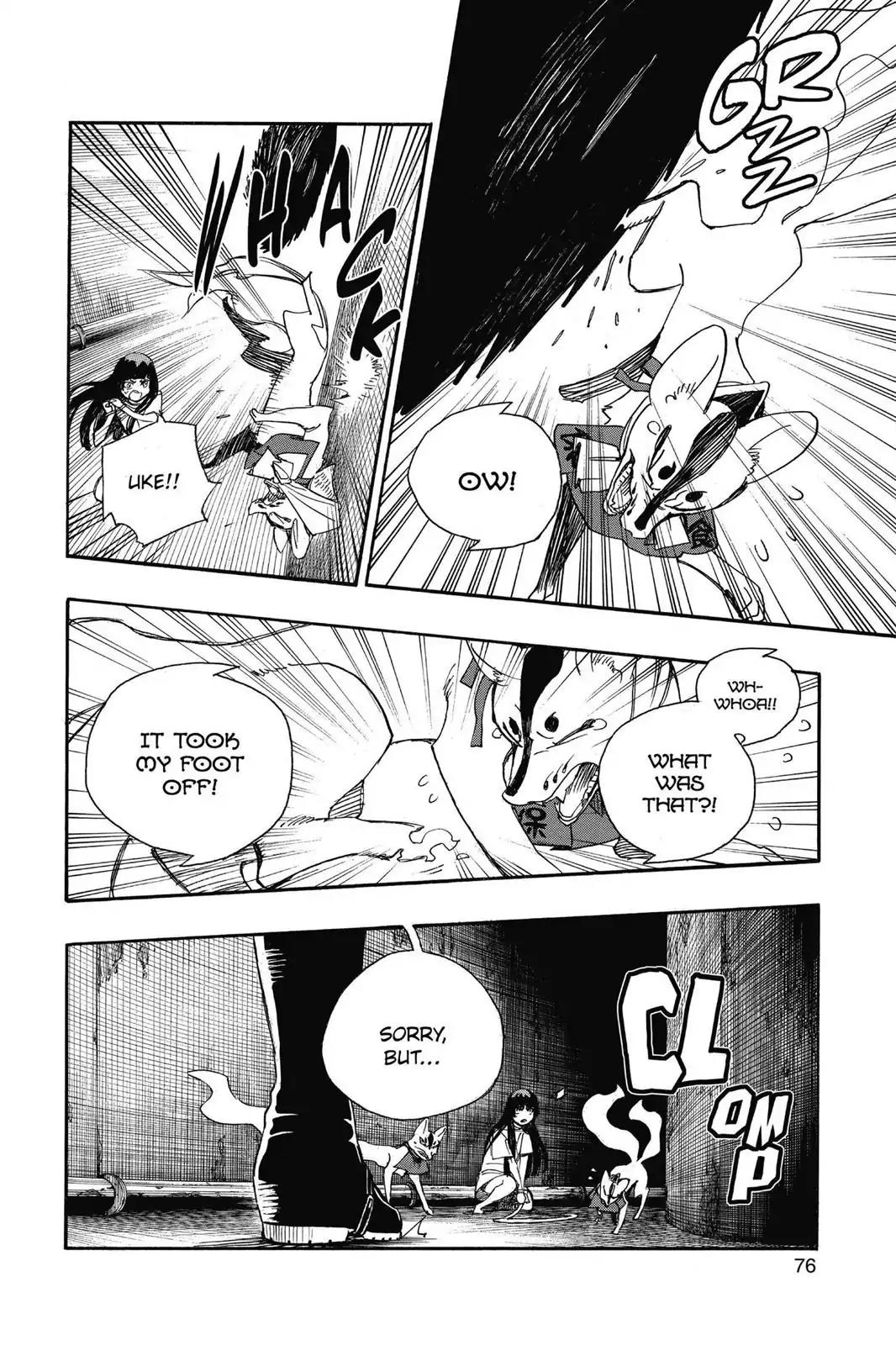 Ao no Exorcist Chapter 54 page 32 - Chapter 54: I'm Not Going Back to the Order