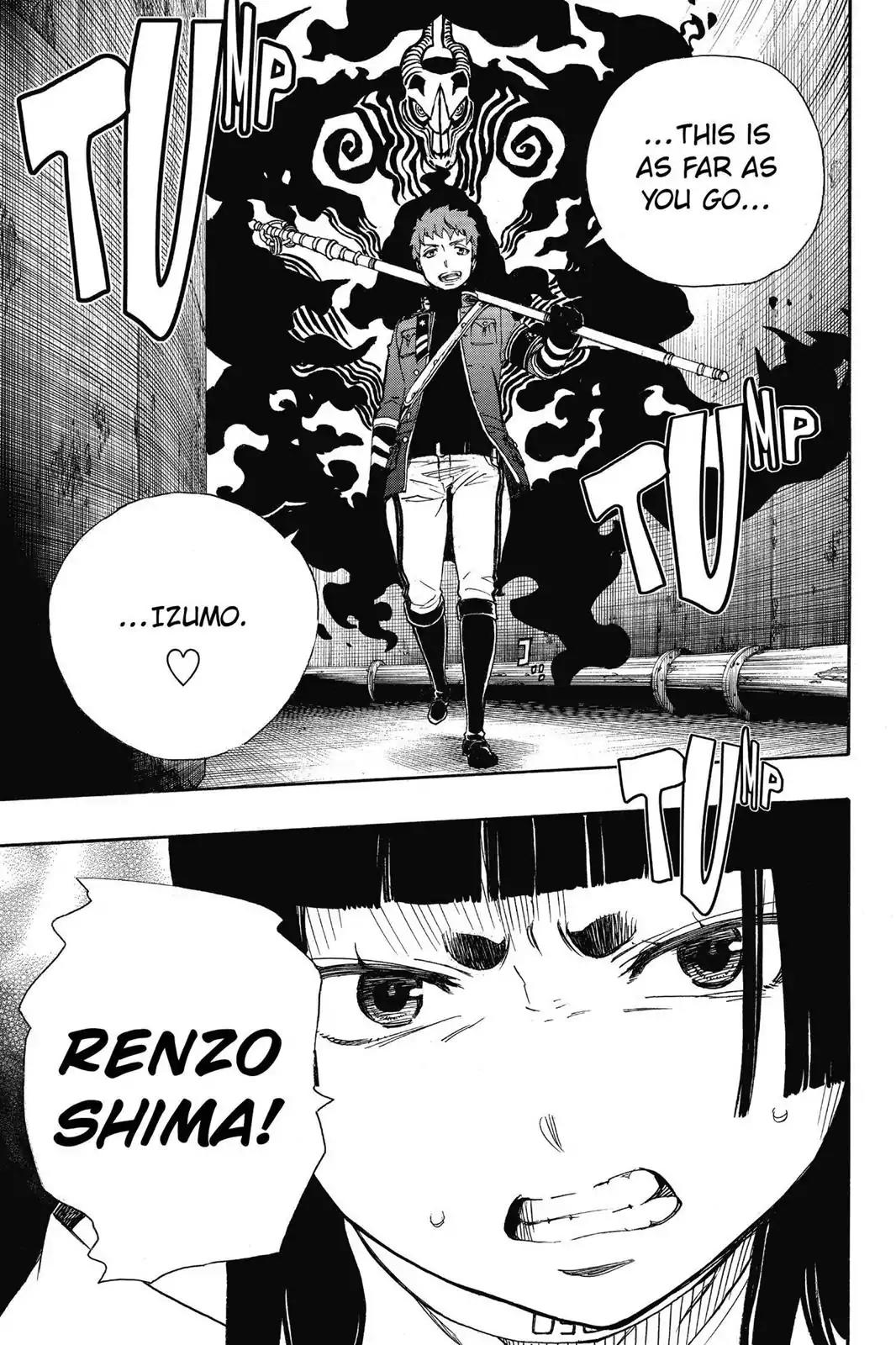 Ao no Exorcist Chapter 54 page 33 - Chapter 54: I'm Not Going Back to the Order