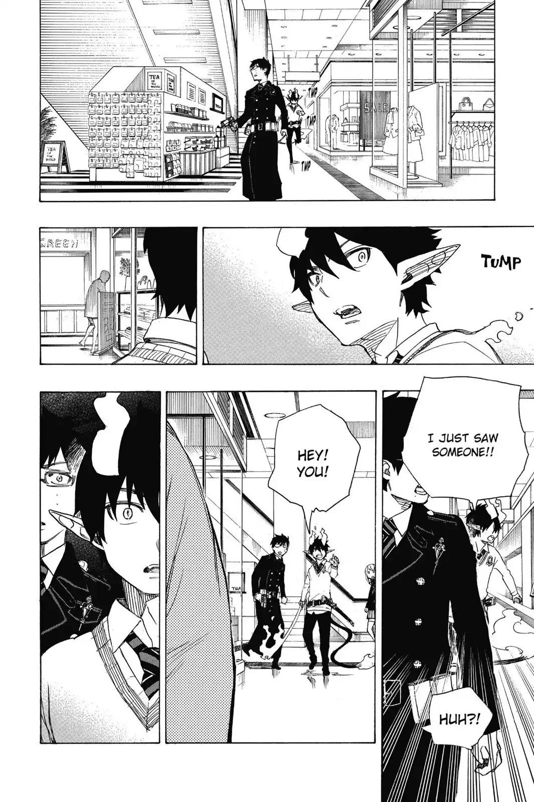 Ao no Exorcist Chapter 54 page 34 - Chapter 54: I'm Not Going Back to the Order