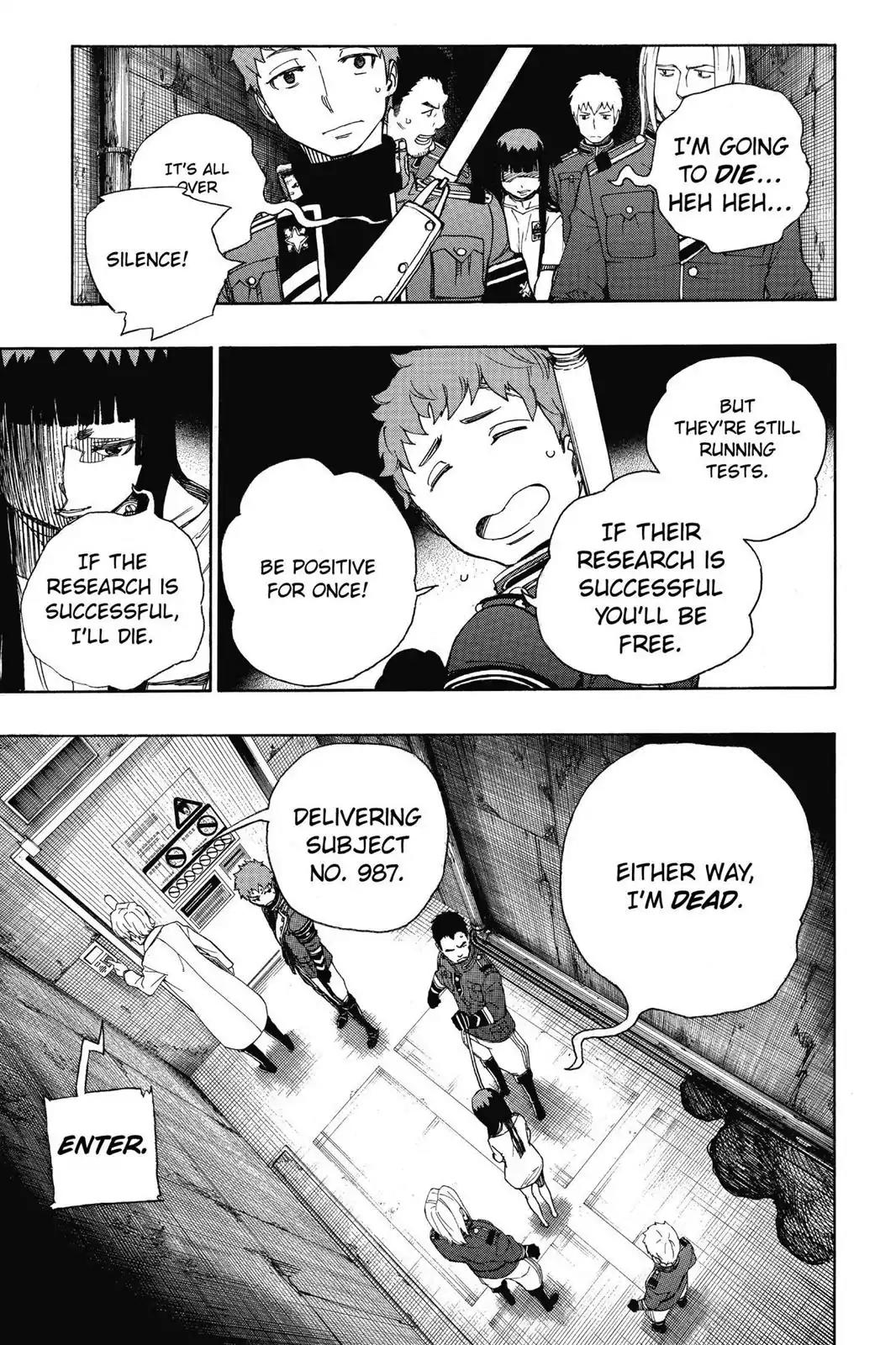 Ao no Exorcist Chapter 54 page 4 - Chapter 54: I'm Not Going Back to the Order