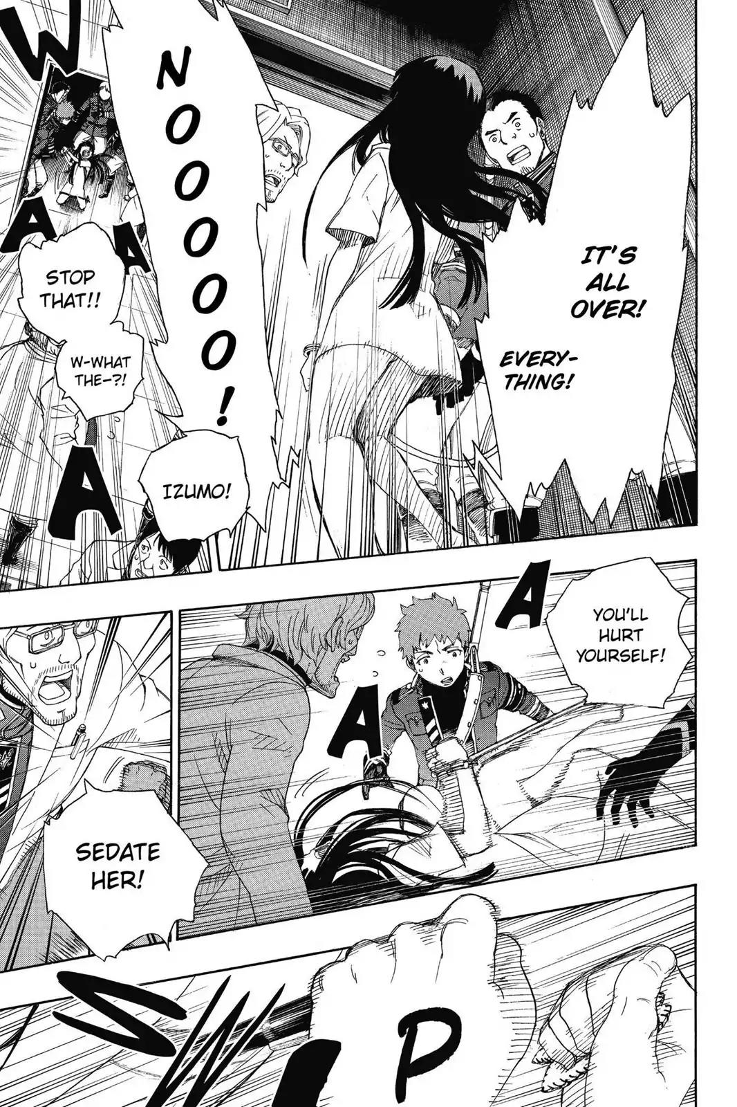 Ao no Exorcist Chapter 54 page 6 - Chapter 54: I'm Not Going Back to the Order