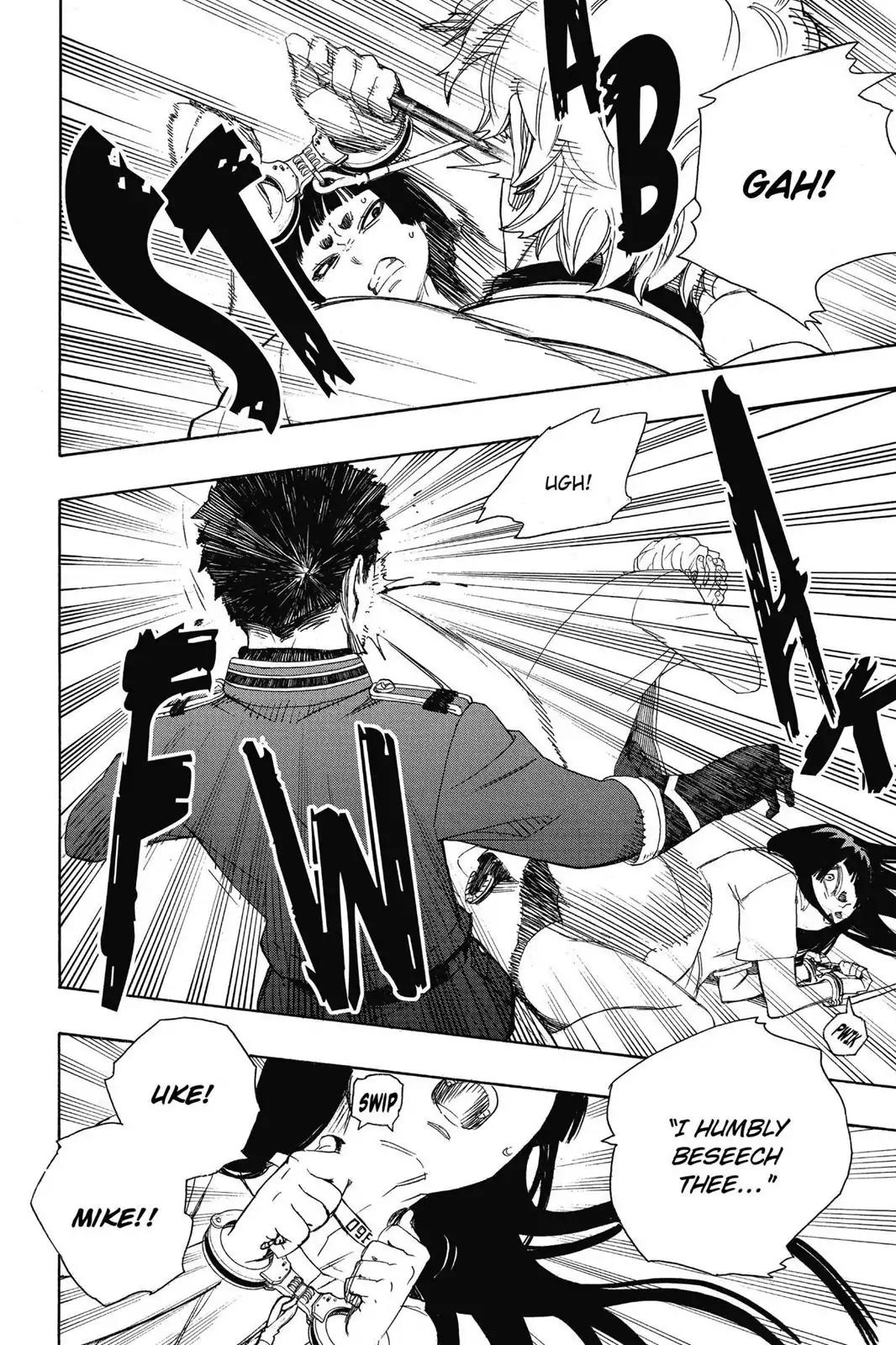 Ao no Exorcist Chapter 54 page 7 - Chapter 54: I'm Not Going Back to the Order