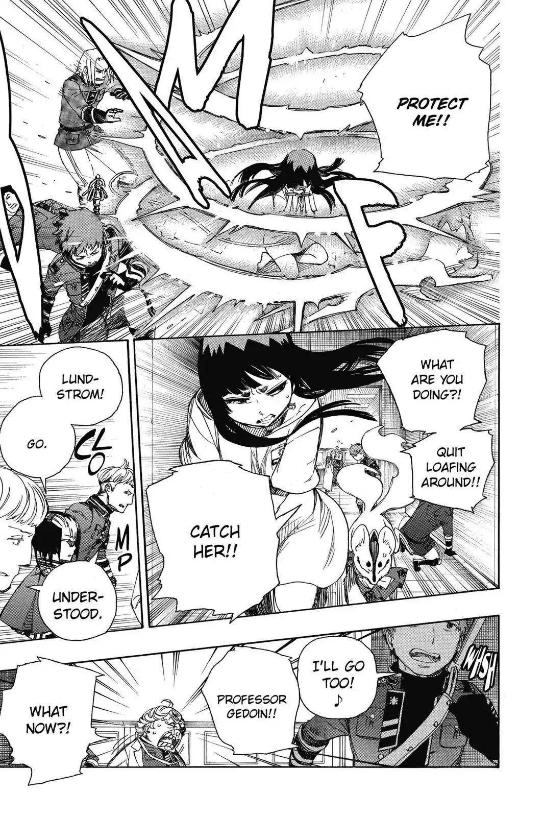 Ao no Exorcist Chapter 54 page 8 - Chapter 54: I'm Not Going Back to the Order