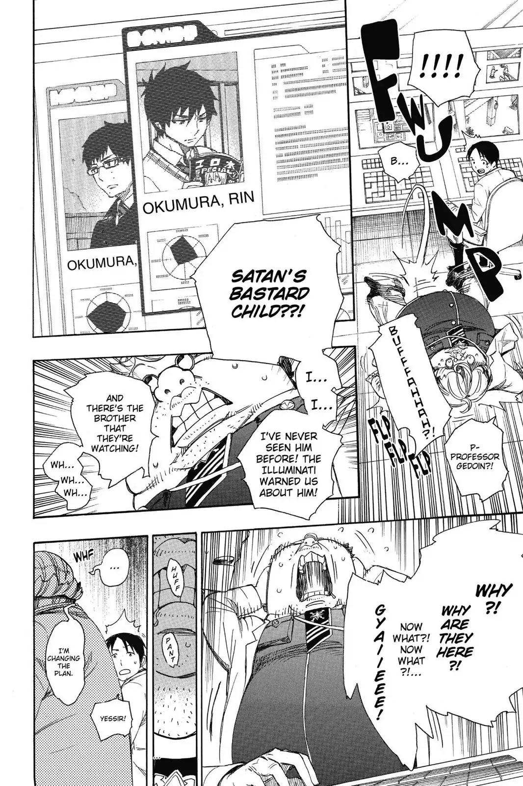 Ao no Exorcist Chapter 55 page 14 - Chapter 55: Like Siblings