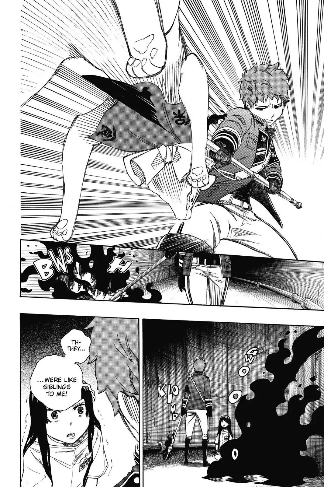 Ao no Exorcist Chapter 55 page 28 - Chapter 55: Like Siblings