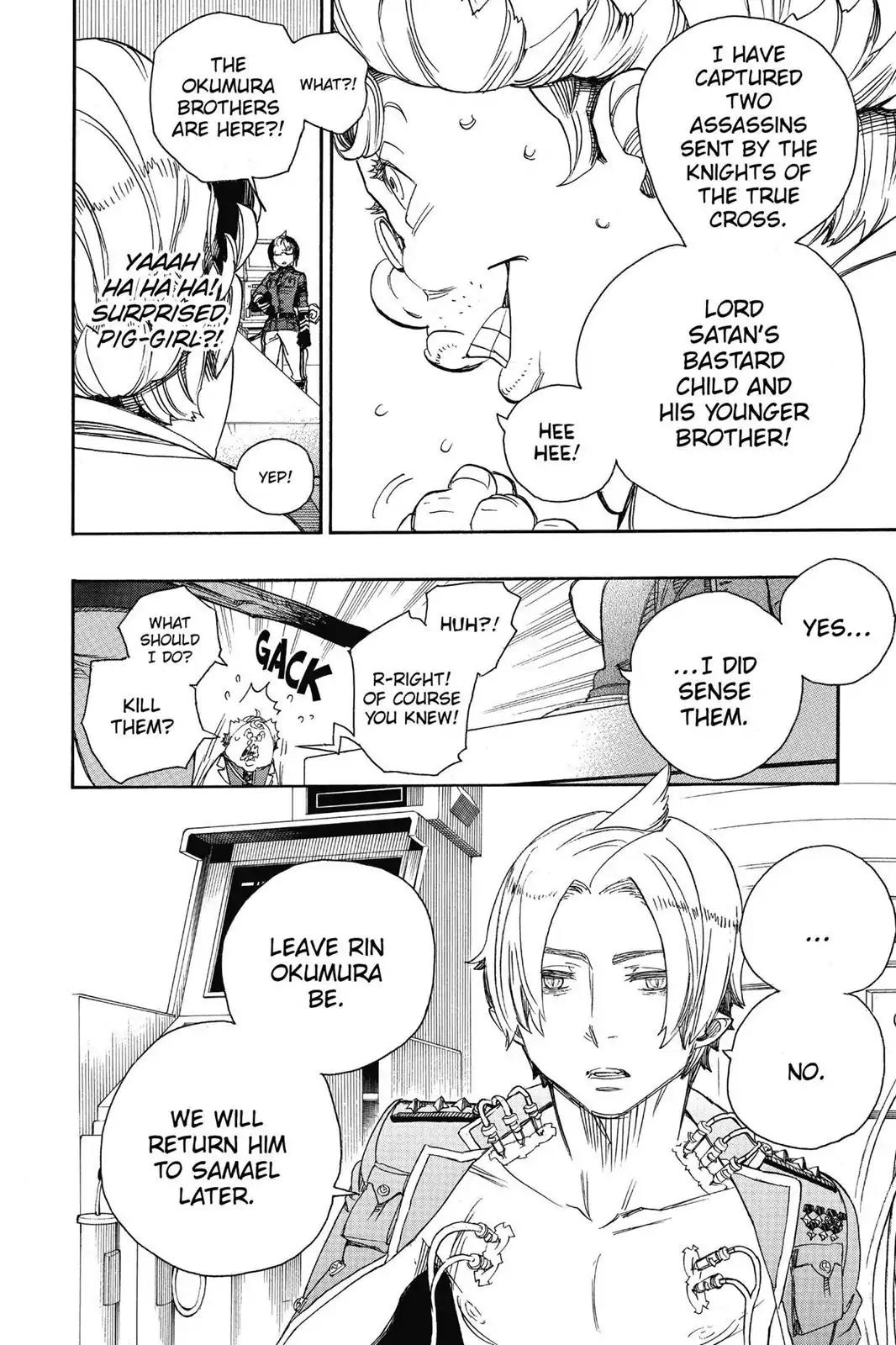 Ao no Exorcist Chapter 56 page 12 - Chapter 56: Intermedio