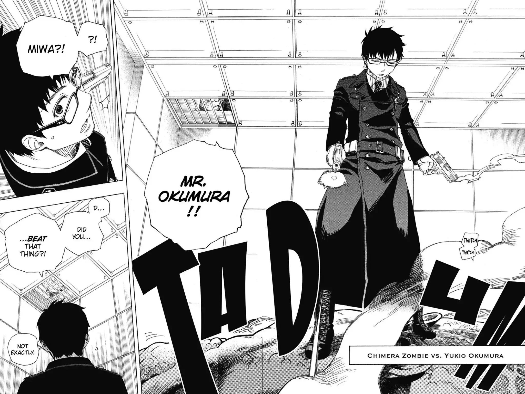 Ao no Exorcist Chapter 57 page 22 - Chapter 57: Opening Rounds