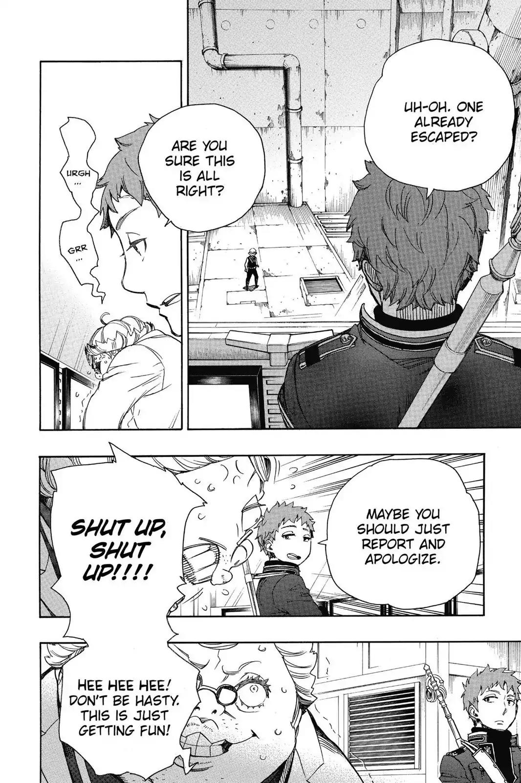 Ao no Exorcist Chapter 57 page 27 - Chapter 57: Opening Rounds