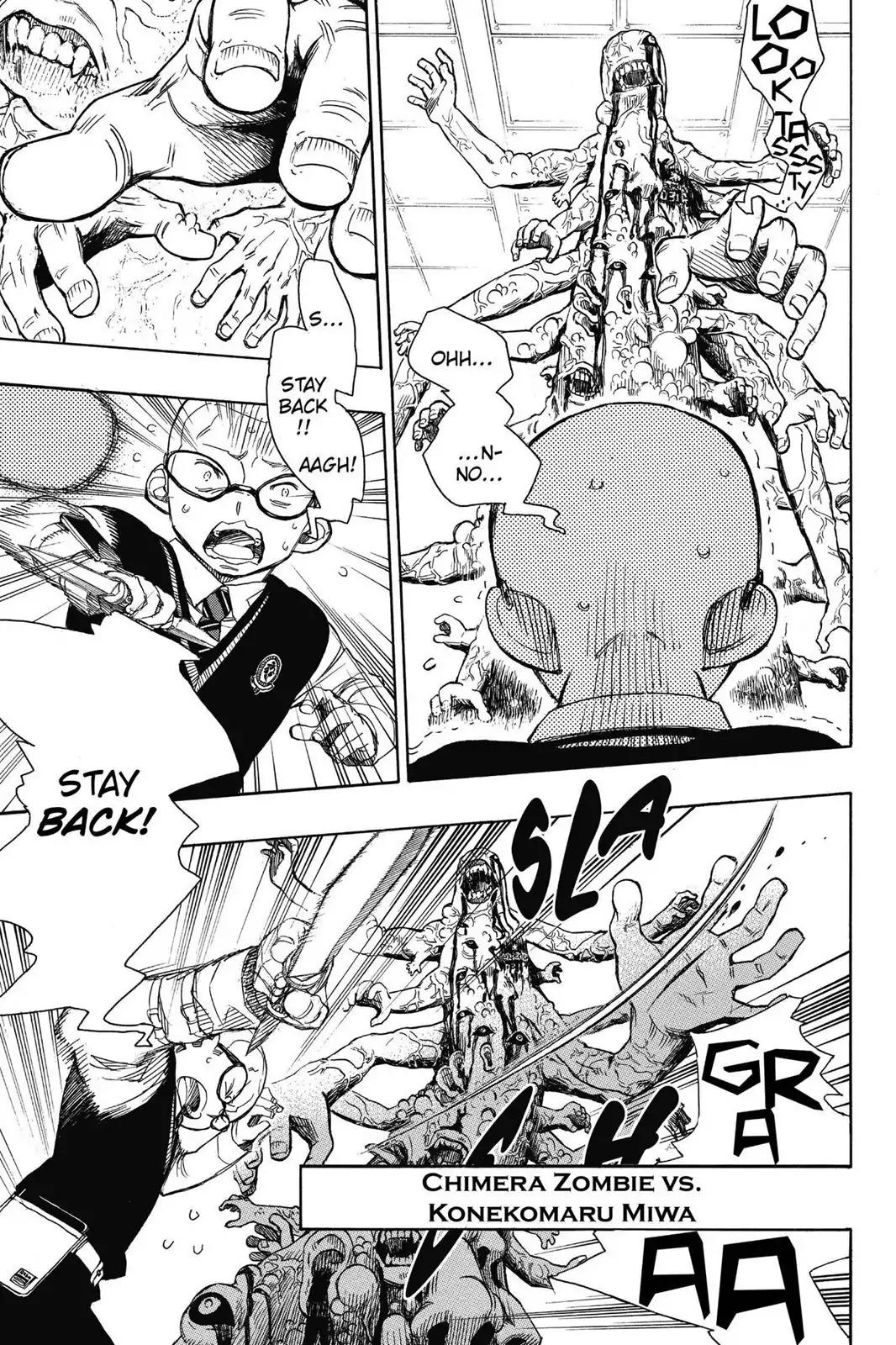 Ao no Exorcist Chapter 57 page 3 - Chapter 57: Opening Rounds