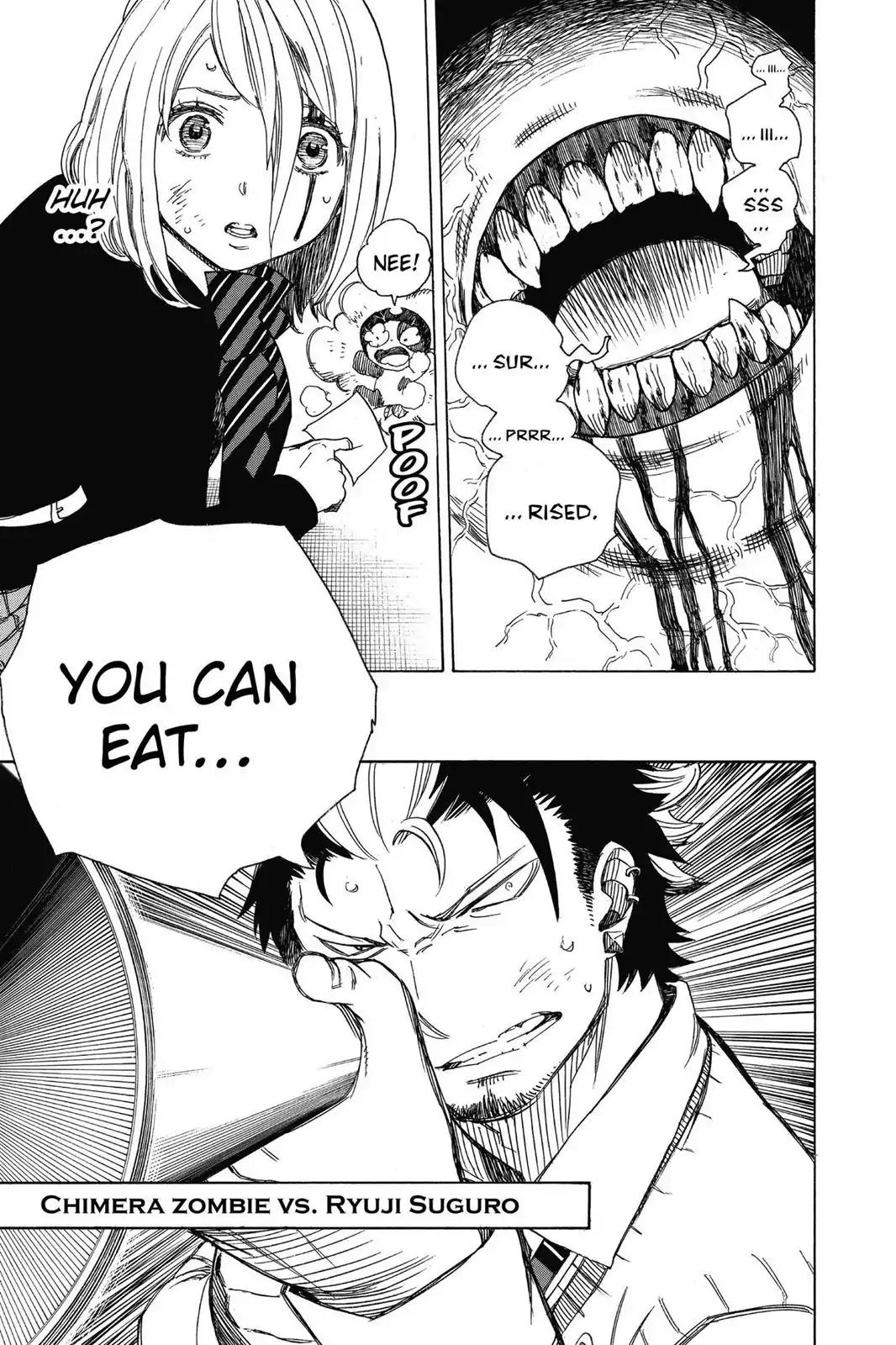 Ao no Exorcist Chapter 58 page 12 - Chapter 58: Middle Game