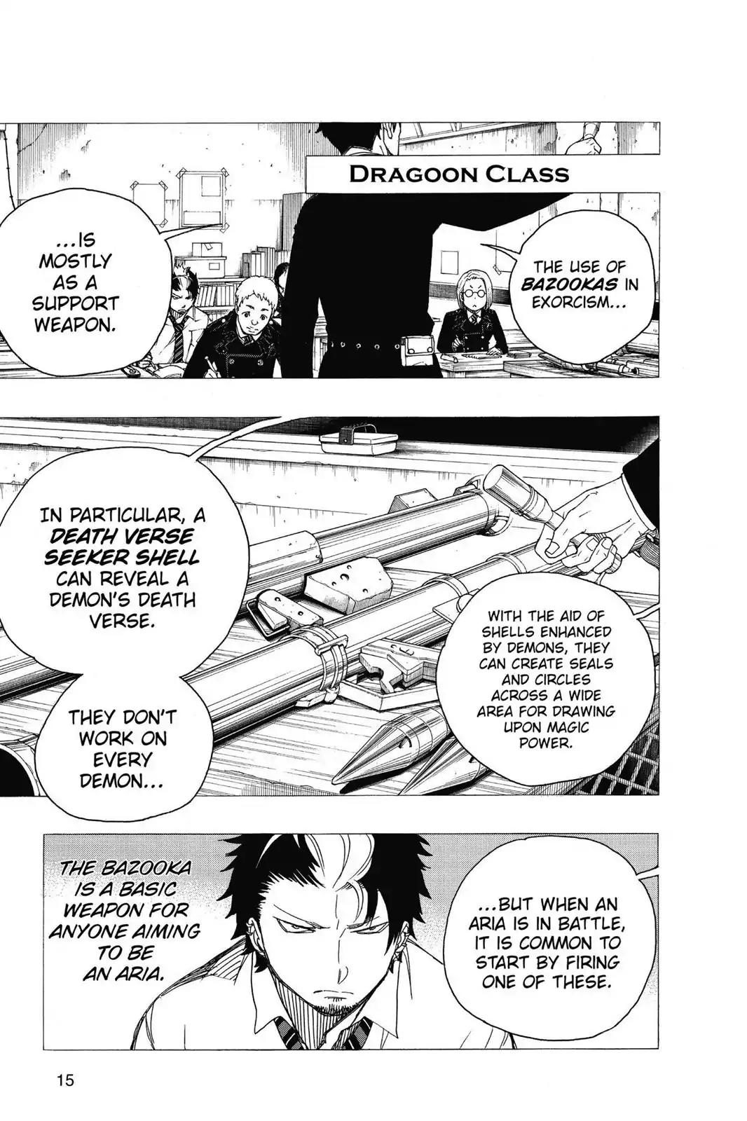 Ao no Exorcist Chapter 58 page 15 - Chapter 58: Middle Game