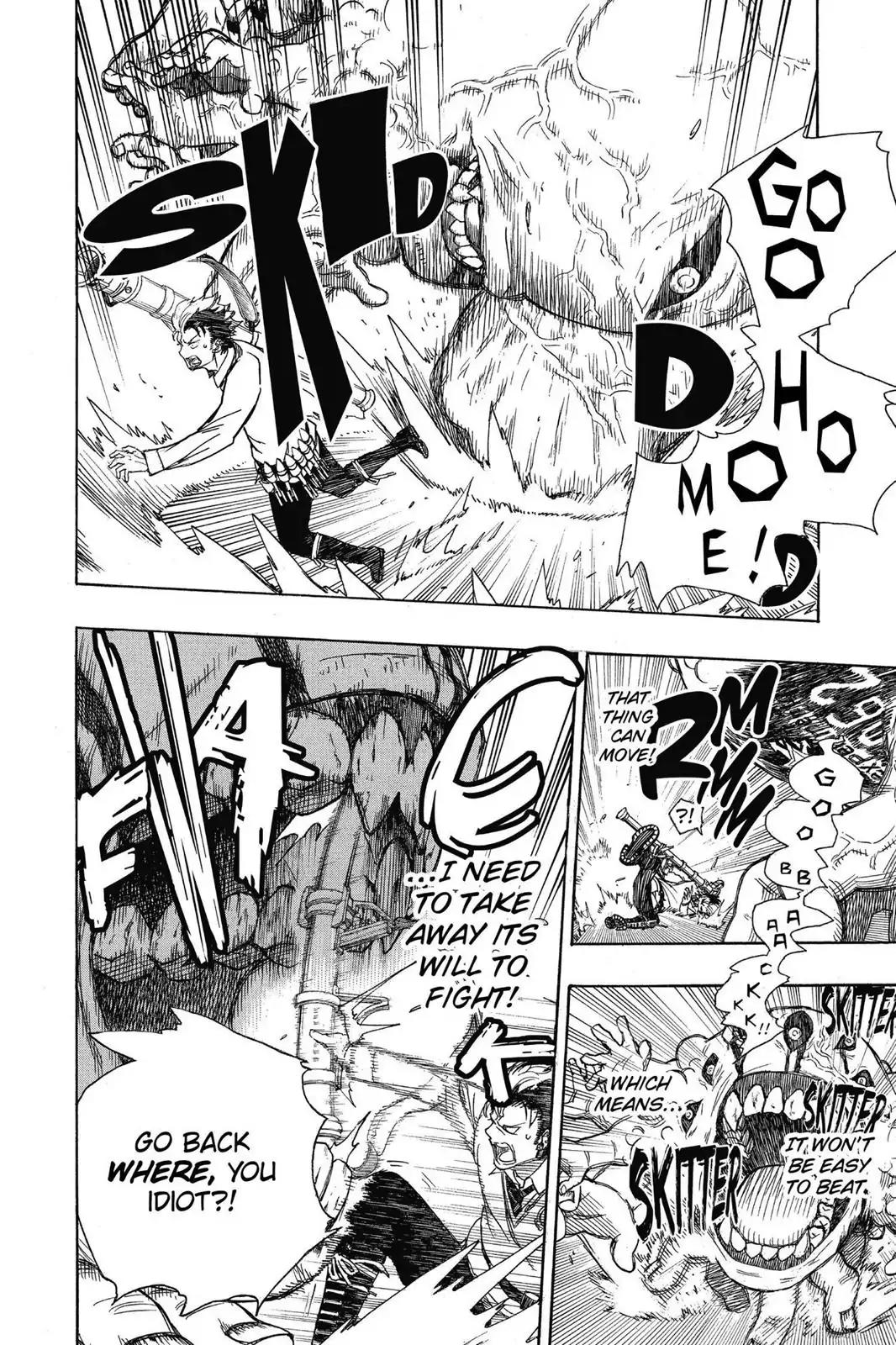 Ao no Exorcist Chapter 58 page 18 - Chapter 58: Middle Game