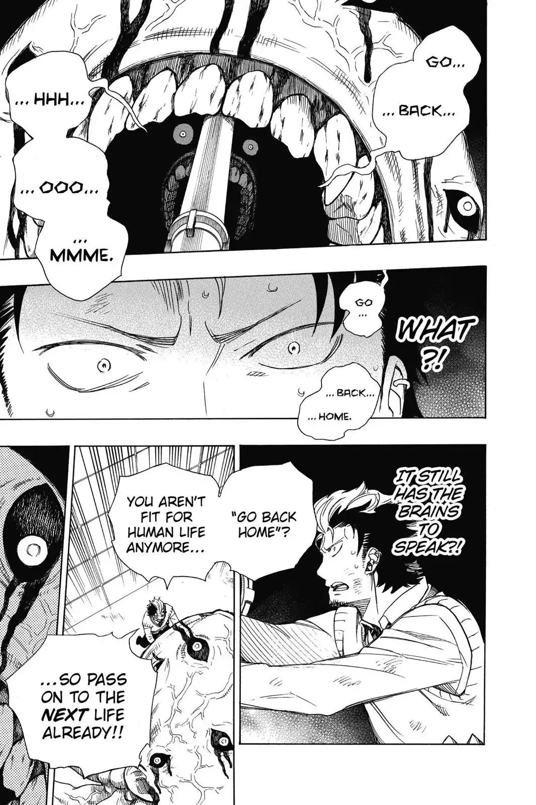 Ao no Exorcist Chapter 58 page 19 - Chapter 58: Middle Game