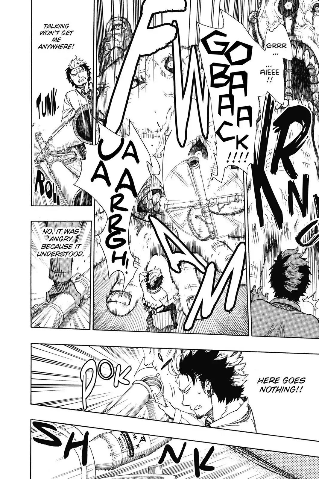 Ao no Exorcist Chapter 58 page 20 - Chapter 58: Middle Game