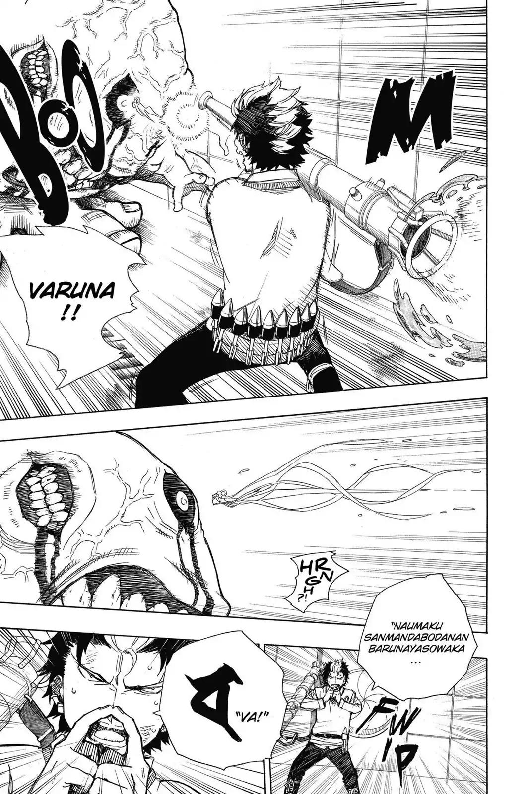 Ao no Exorcist Chapter 58 page 21 - Chapter 58: Middle Game