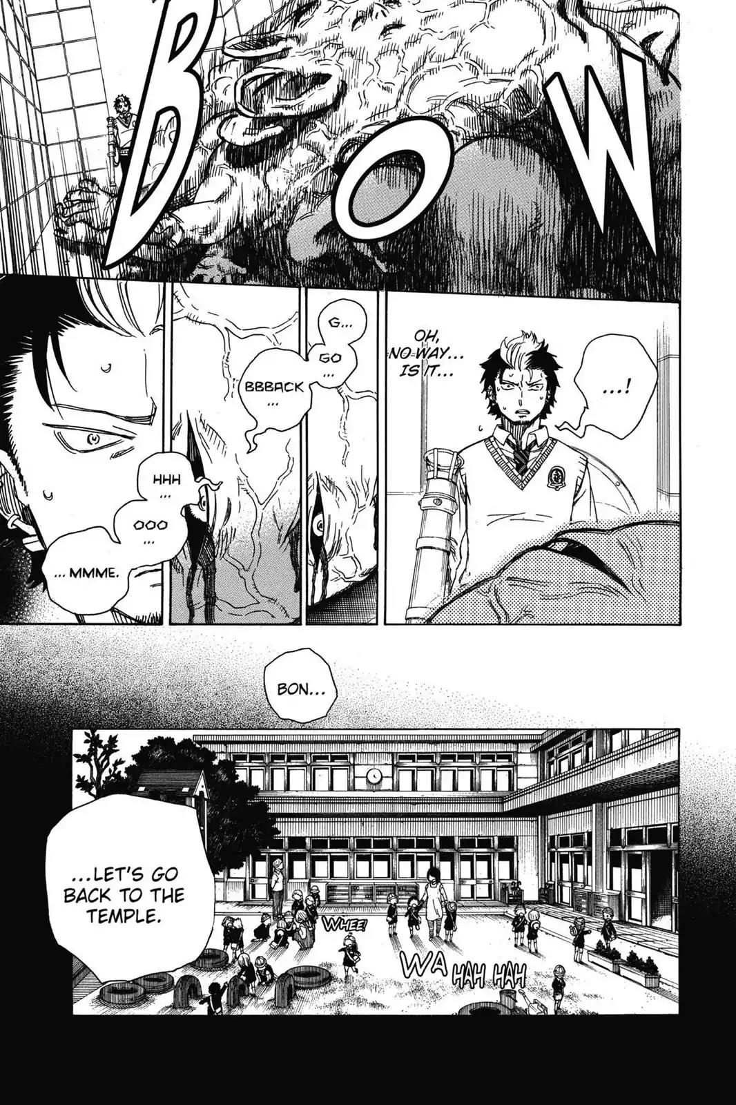 Ao no Exorcist Chapter 58 page 25 - Chapter 58: Middle Game
