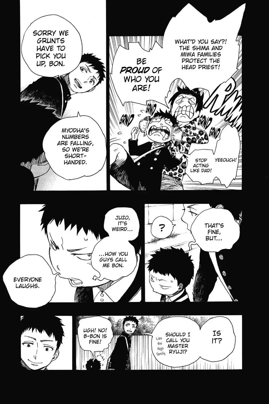 Ao no Exorcist Chapter 58 page 27 - Chapter 58: Middle Game
