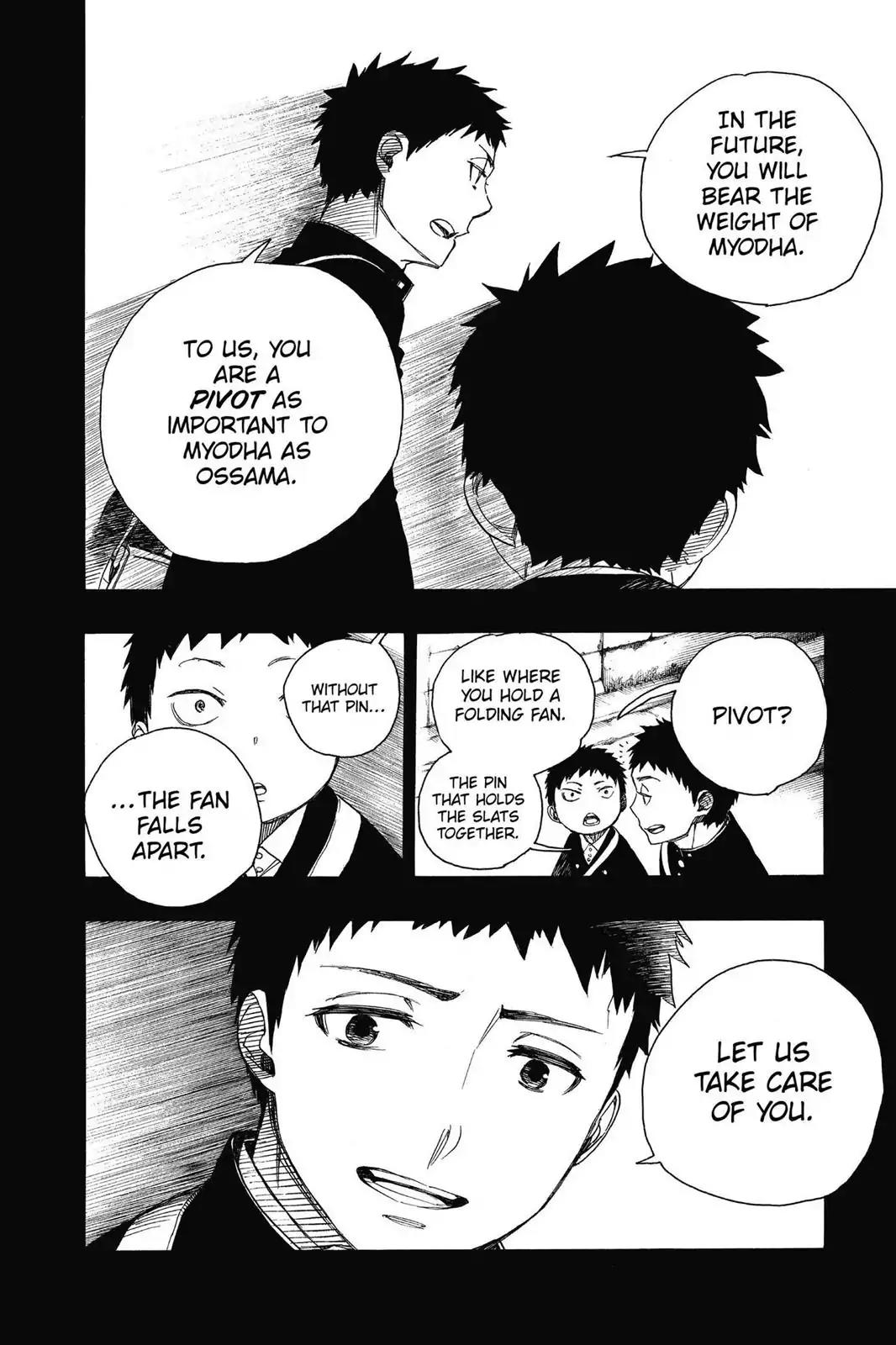 Ao no Exorcist Chapter 58 page 28 - Chapter 58: Middle Game
