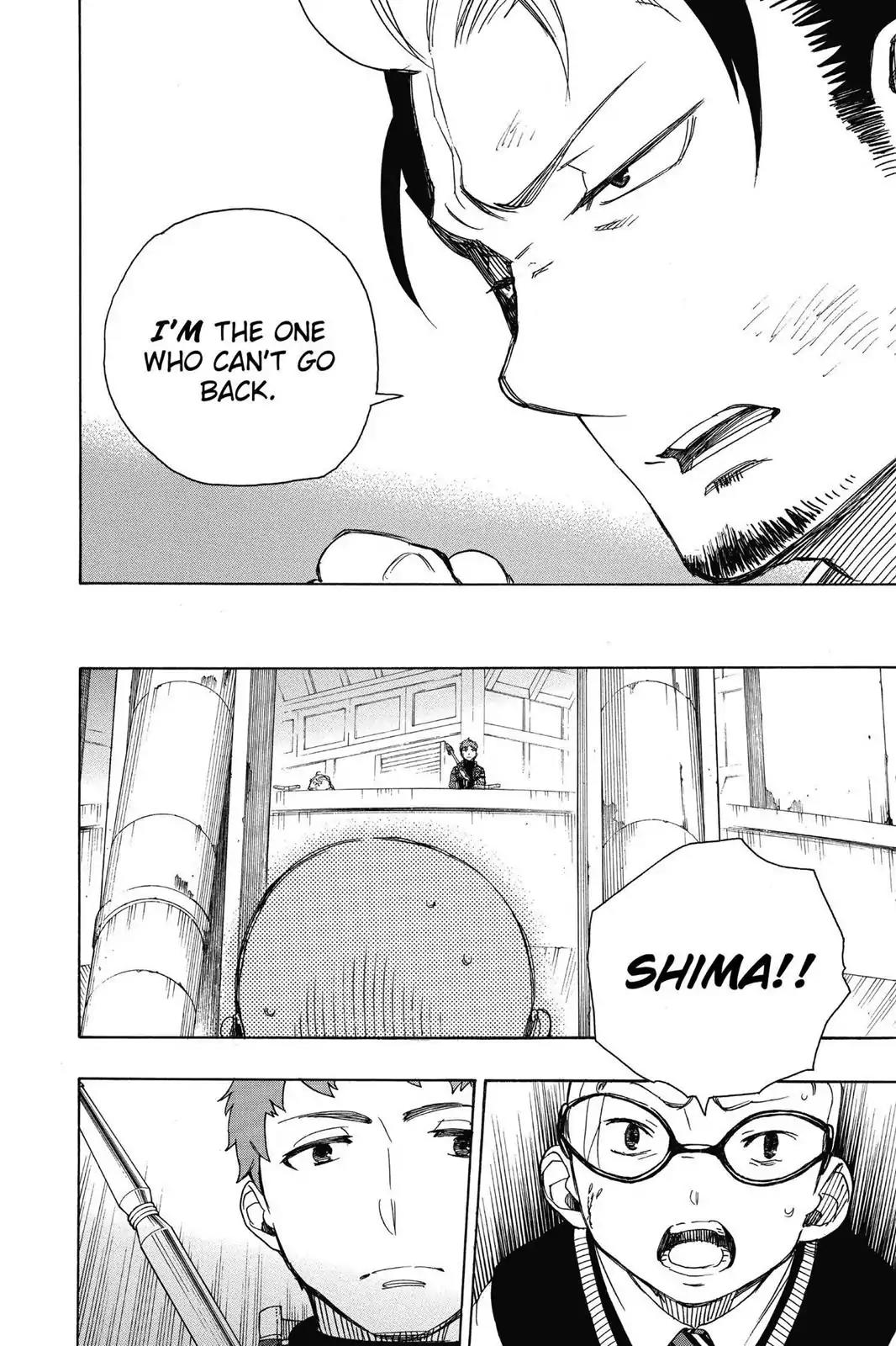 Ao no Exorcist Chapter 58 page 34 - Chapter 58: Middle Game