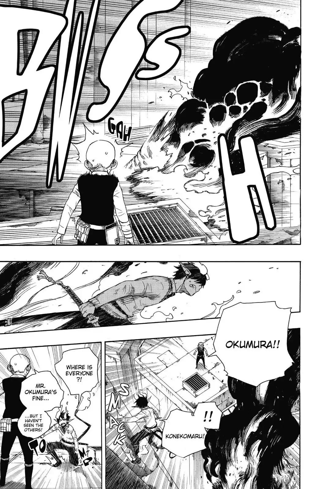 Ao no Exorcist Chapter 58 page 35 - Chapter 58: Middle Game